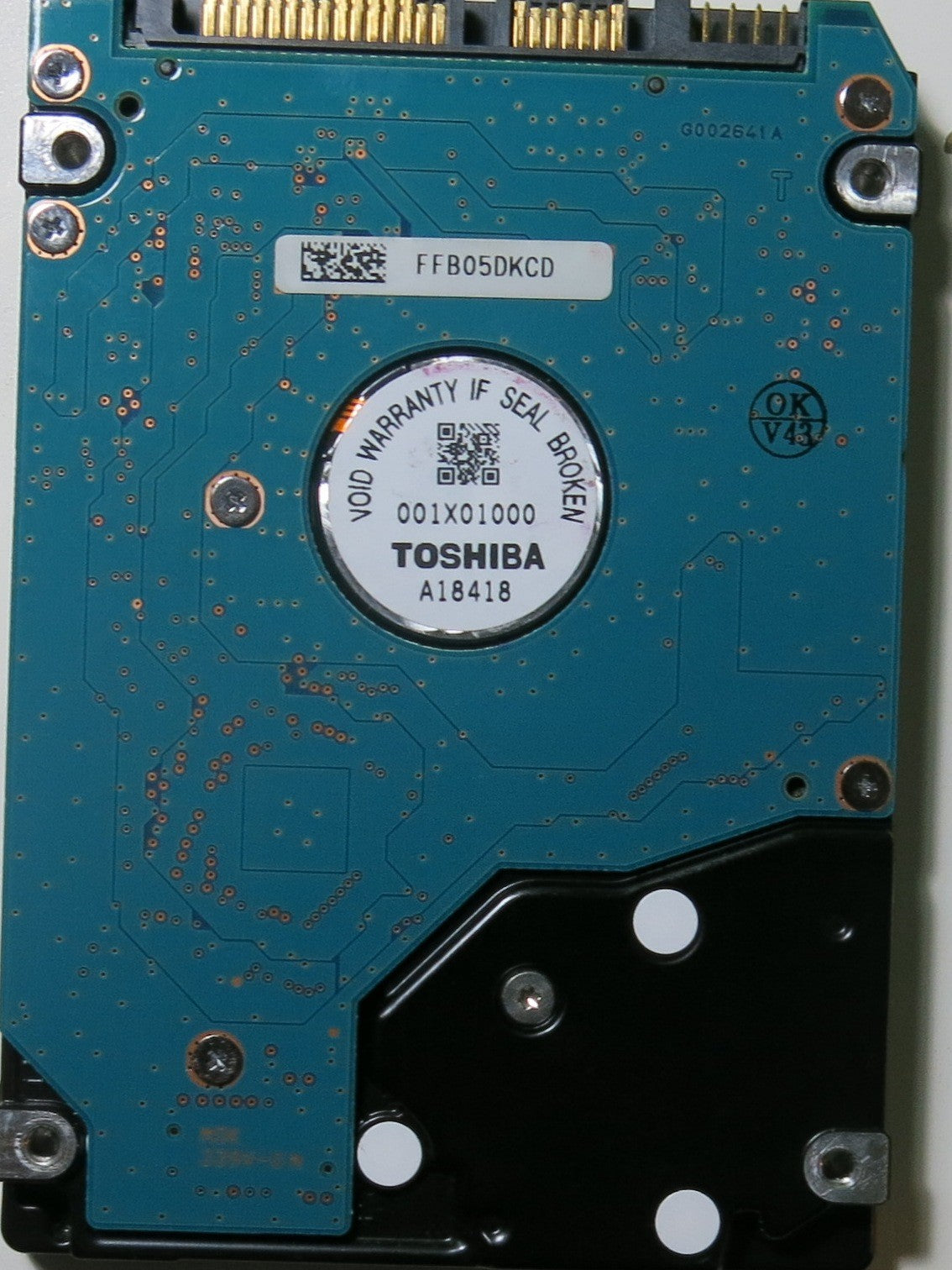 MK1665GSX HDD2H85 H ZK01 S PCB G002641A,  160.GB