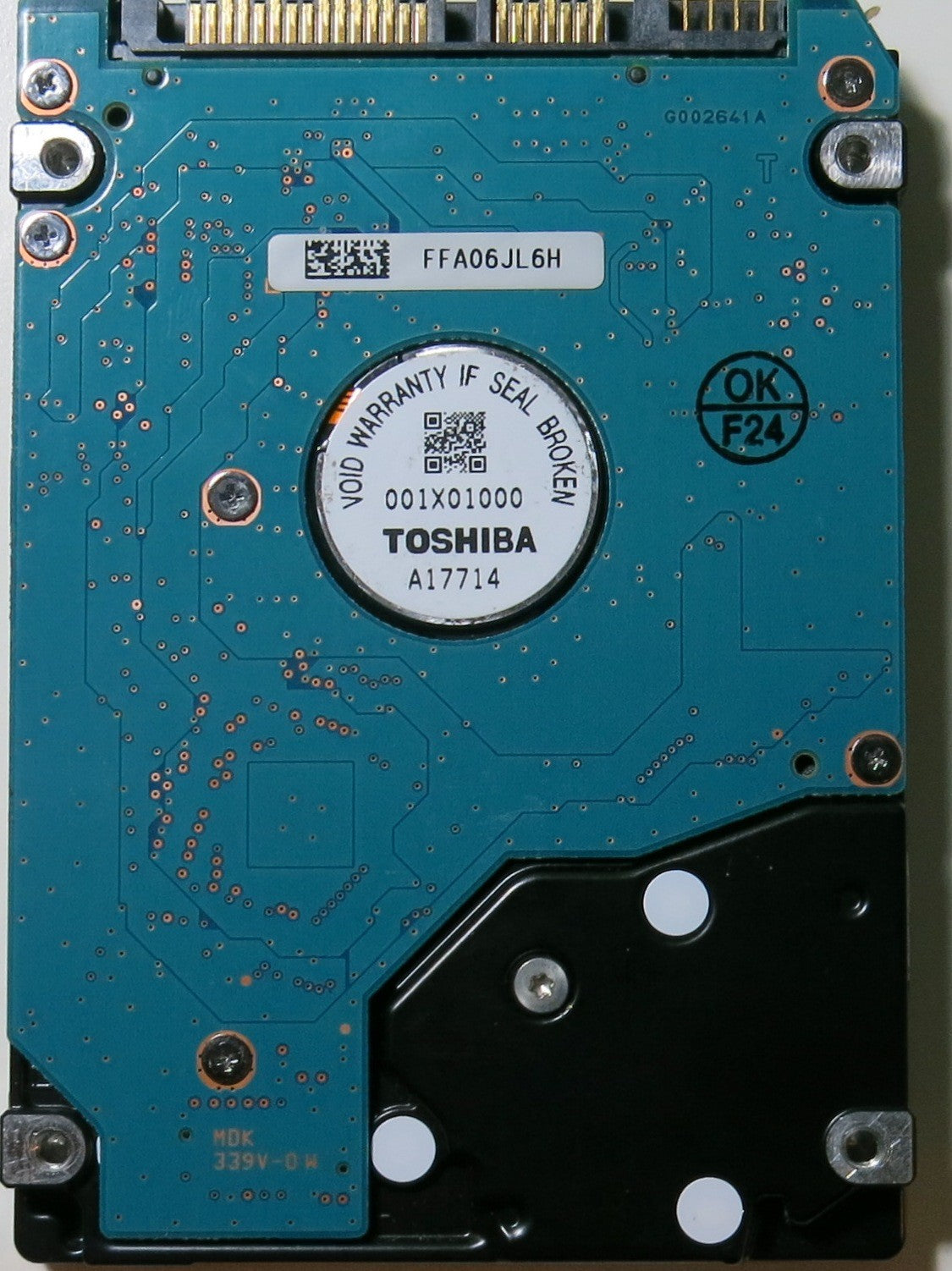 MK1665GSX HDD2H85 H ZK01 S PCB G002641A,  160.GB