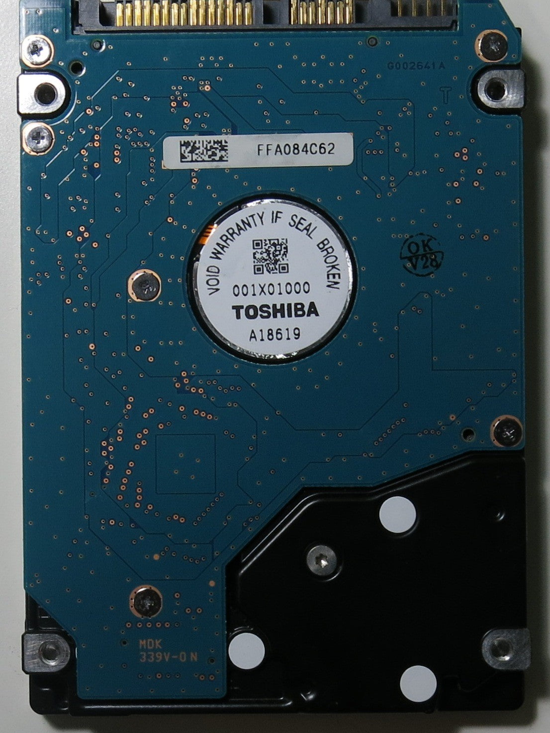 MK1665GSX HDD2H85 H ZK01 S PCB G002641A,  160.GB