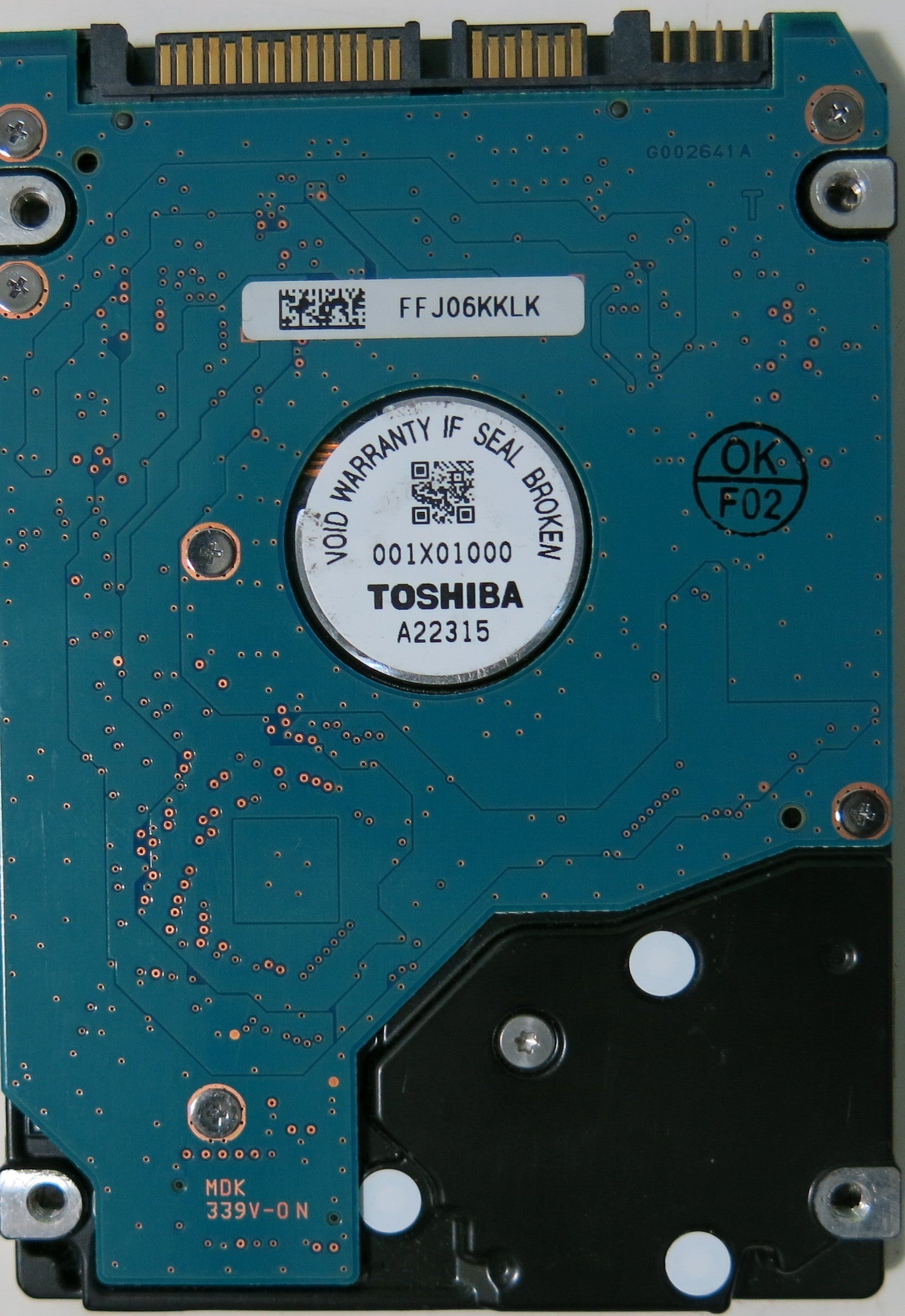 MK1665GSX HDD2H85 H ZK01 S  PCB G002641A,  160.GB