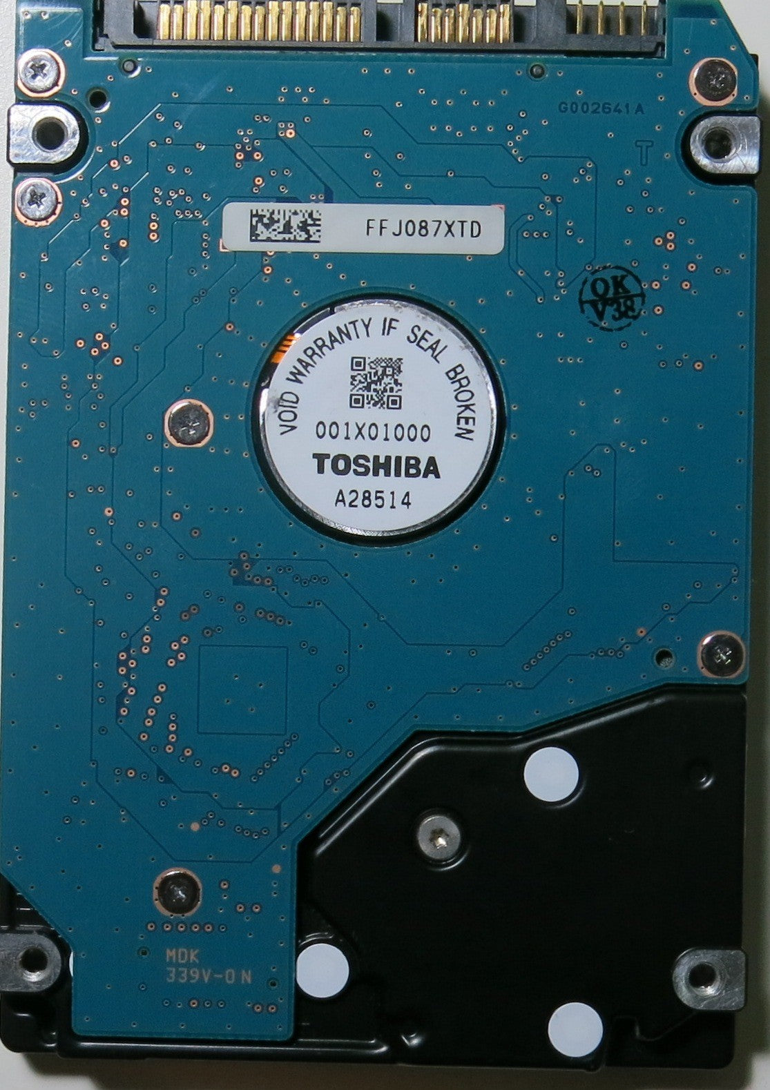 MK1665GSX HDD2H85 H ZK01 S PCB G002641A,  160.GB