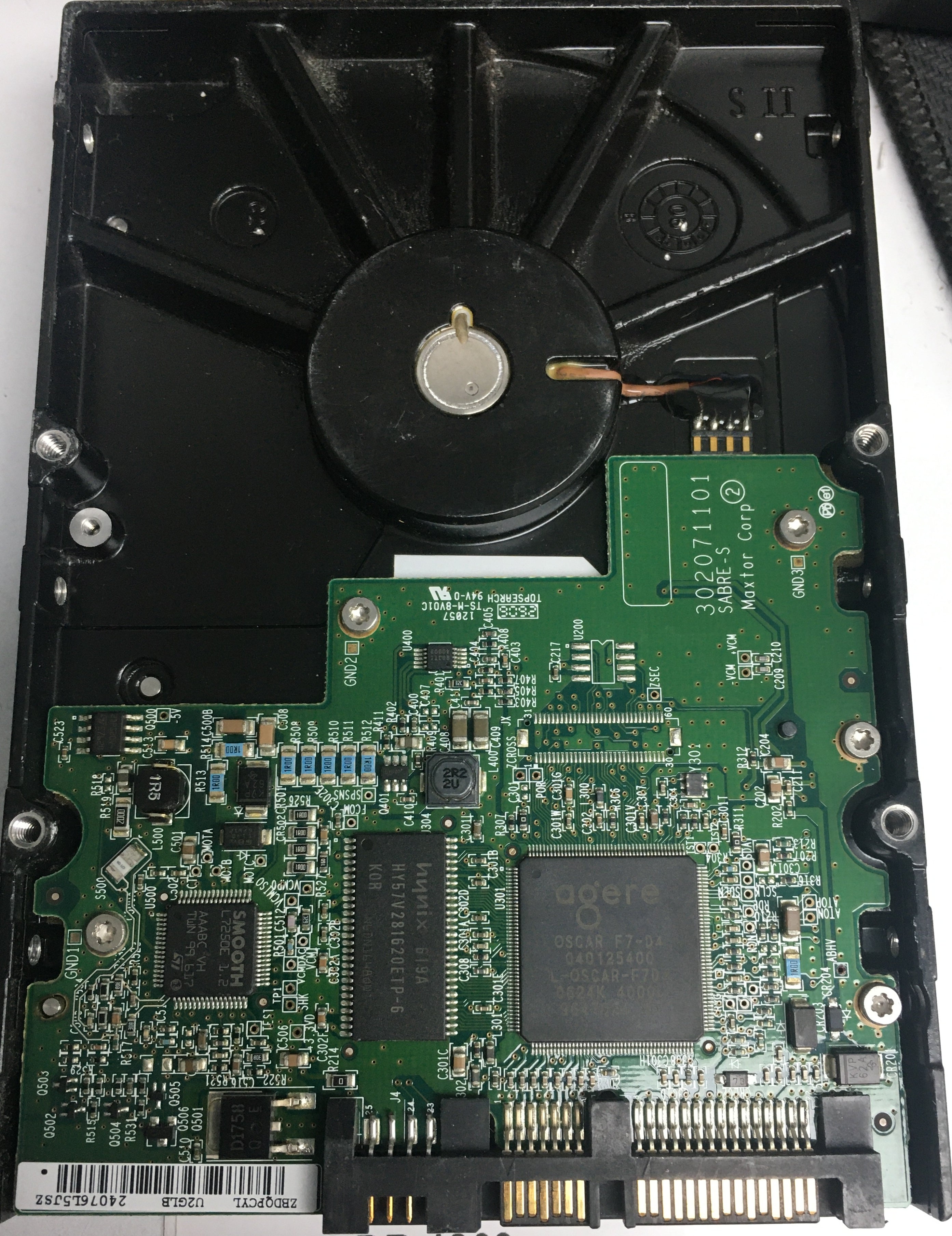 6L320S0,  Serial:L62KKD3G,  320GB 3.5,  PCB:302071101- REV A