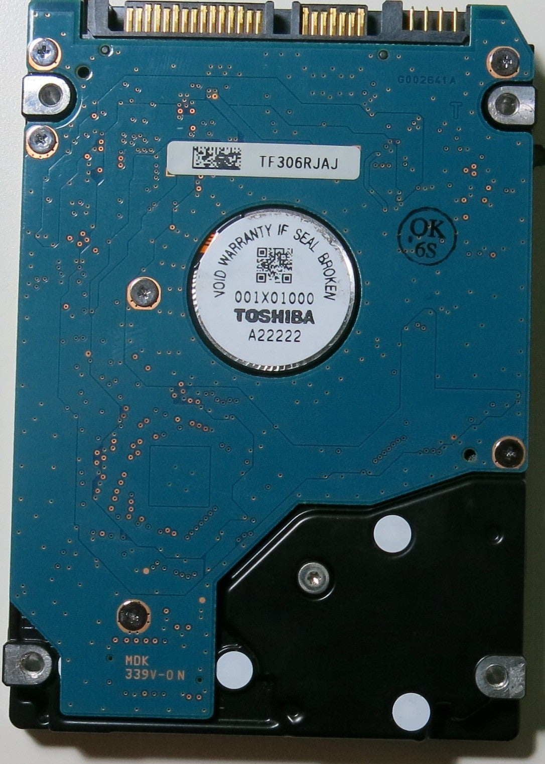 MK1665GSX HDD2H85 H ZK01 T PCB G002641A,  160.GB