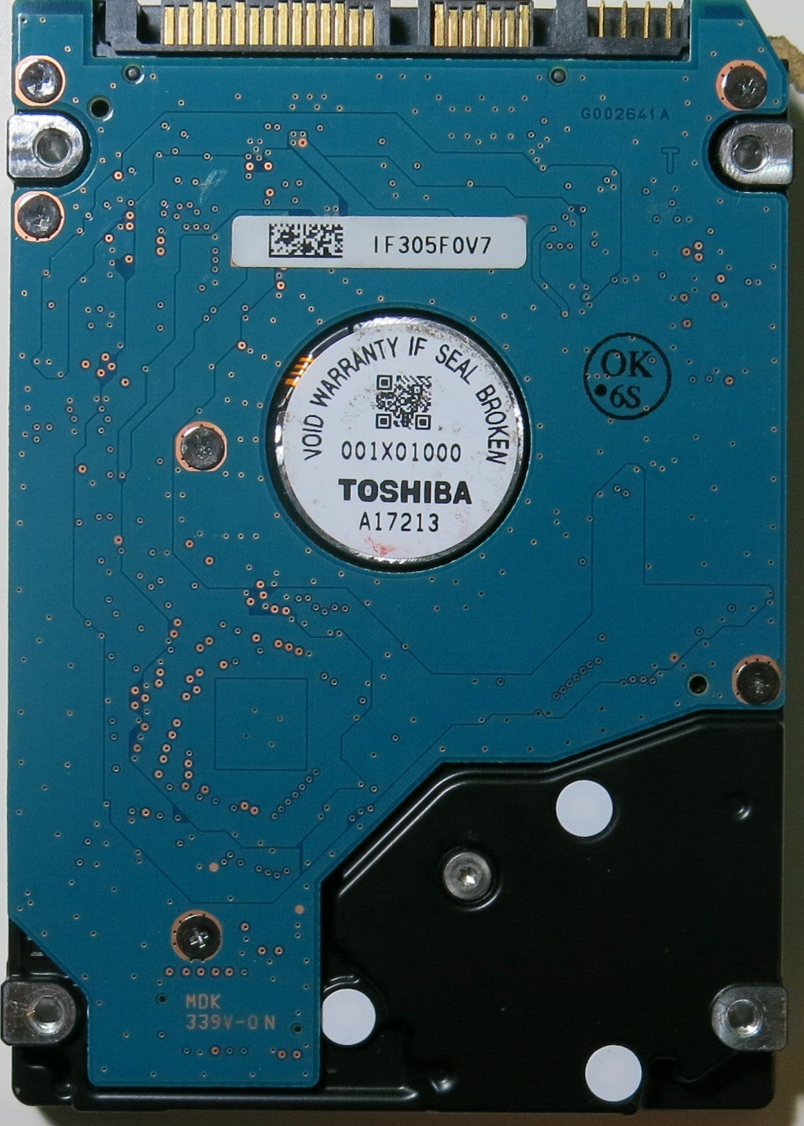 MK1665GSX HDD2H85 H ZK01 T PCB G002641A,  160.GB