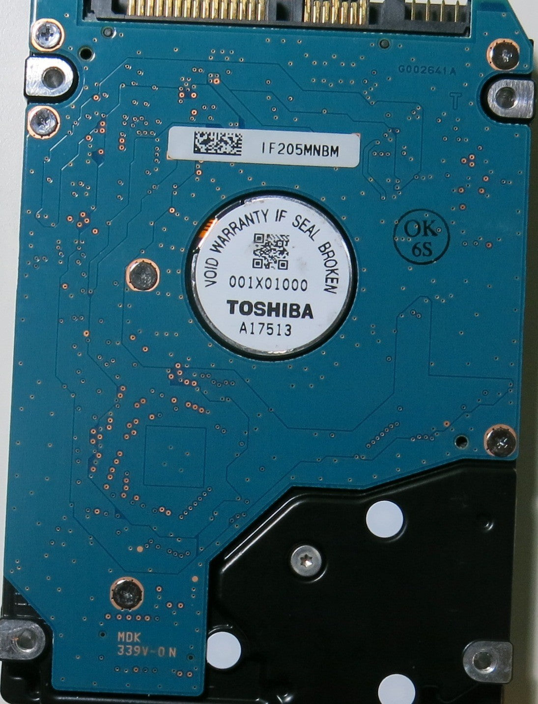 MK1665GSX HDD2H85 H ZK01 T PCB G002641A,  160.GB
