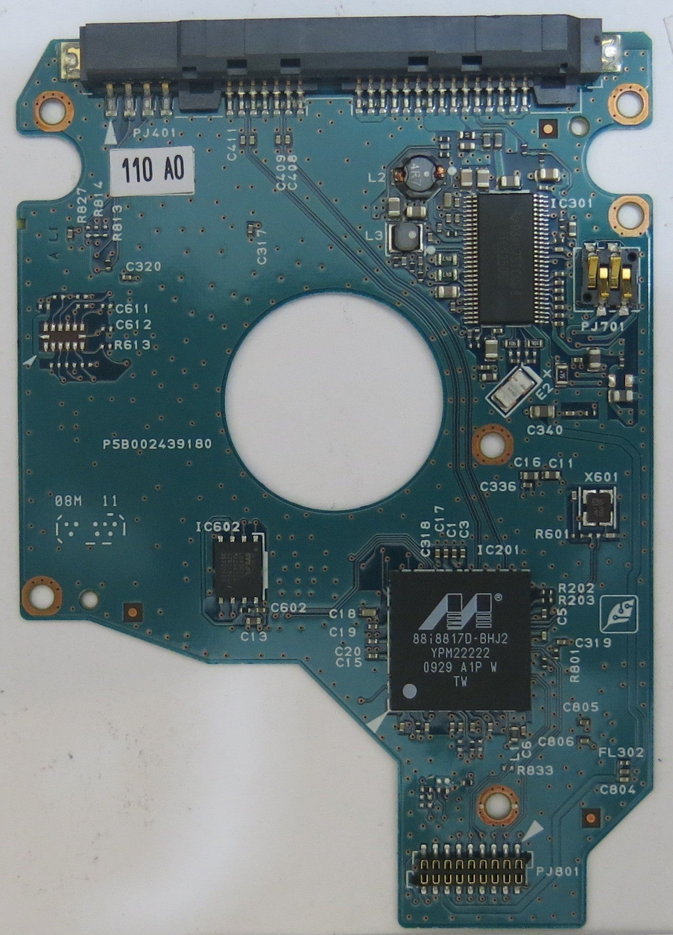 TOSHIBA MK2555GSX HDD2H24 F VLO1 S G002439-0A PCB