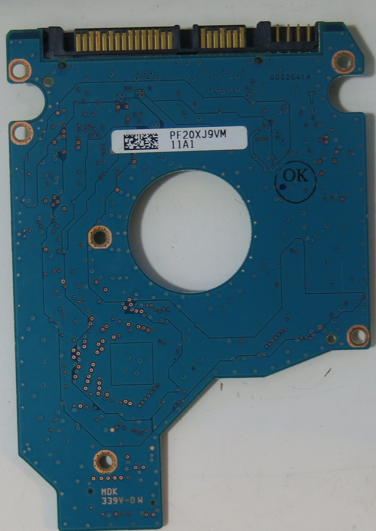 TOSHIBA MK2565GSX HDD284 D UL02 T,  PCB