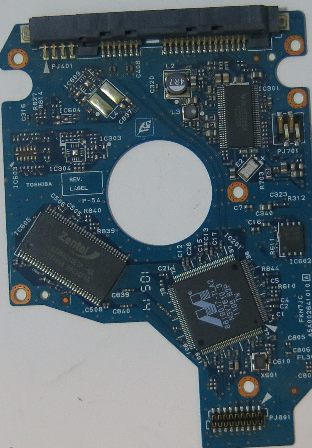 TOSHIBA MK2565GSX HDD2H84,  PCB