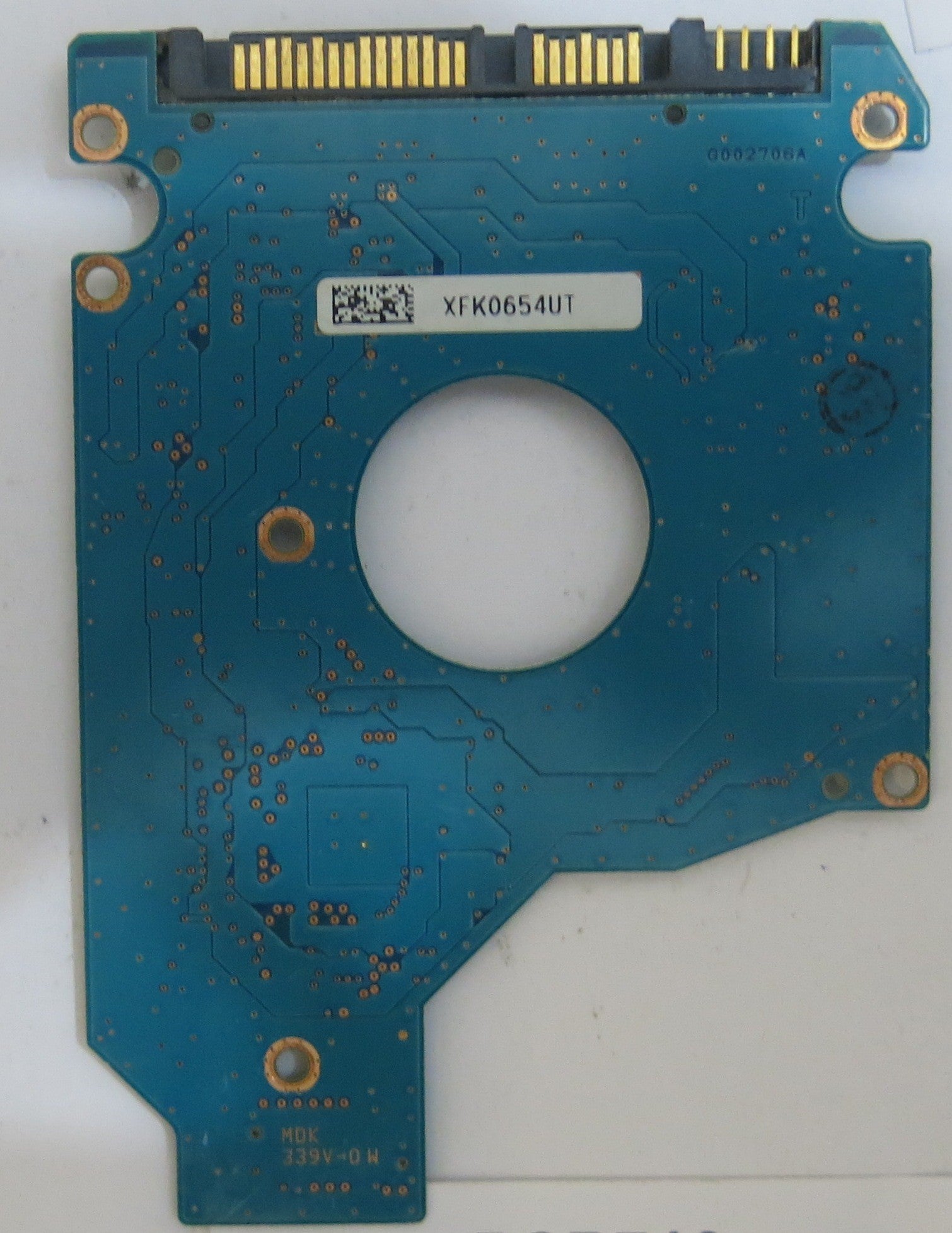 TOSHIBA MK2565GSXV HDD2J14 B UY01 B G002706A PCB