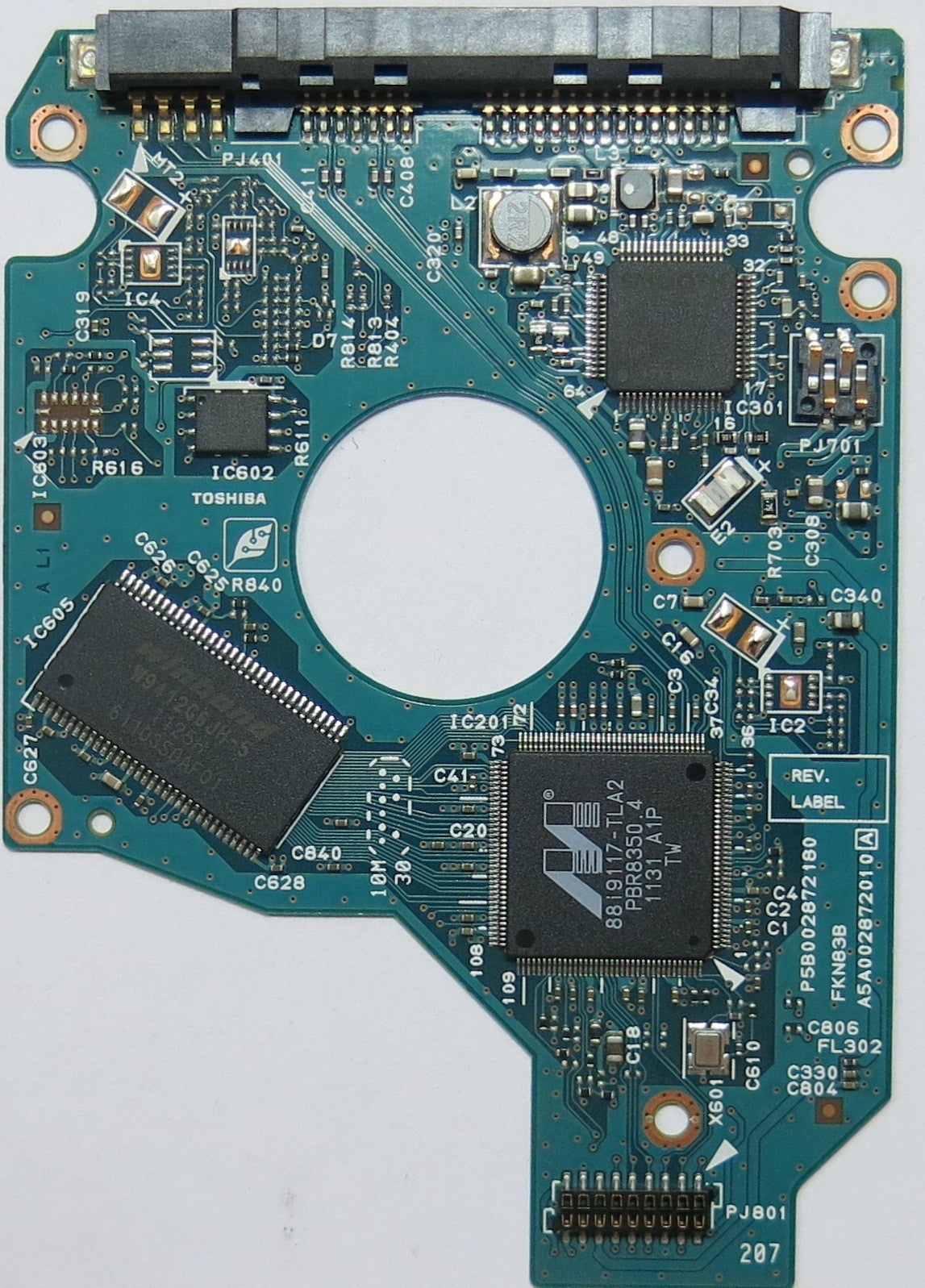 TOSHIBA MK321GSYN HDD2F23 F VL01 S,  PCB