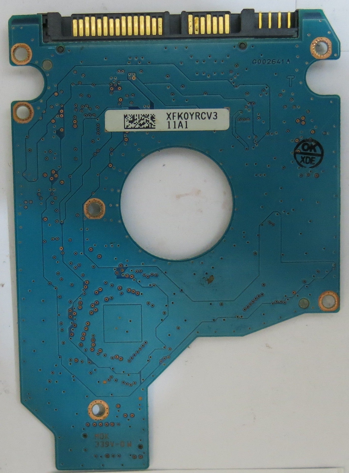 TOSHIBA MK3265GSX HDD2H83 D UL02 B G002641A PCB