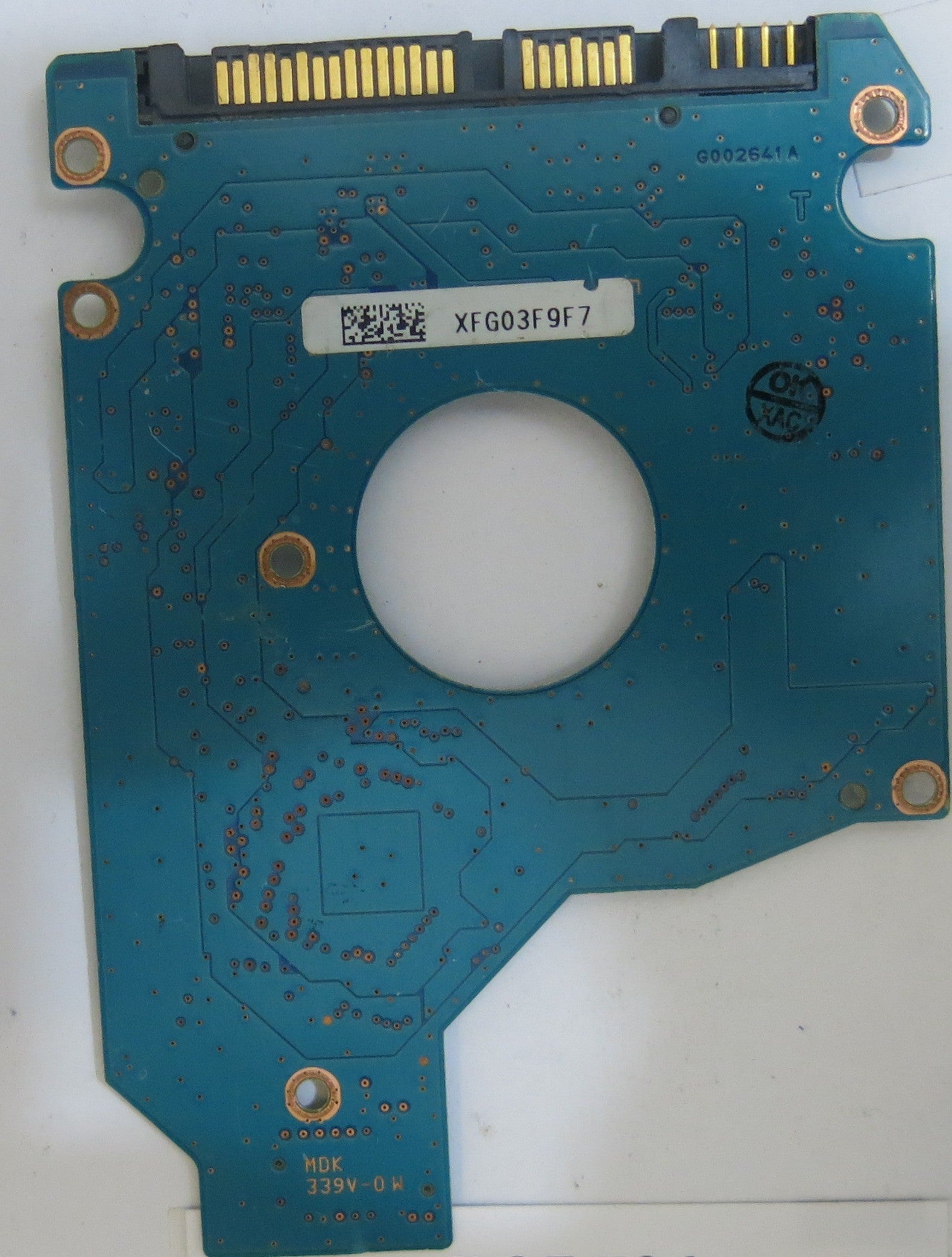 TOSHIBA MK3265GSX HDD2H83 F VLO1 B G002641A PCB