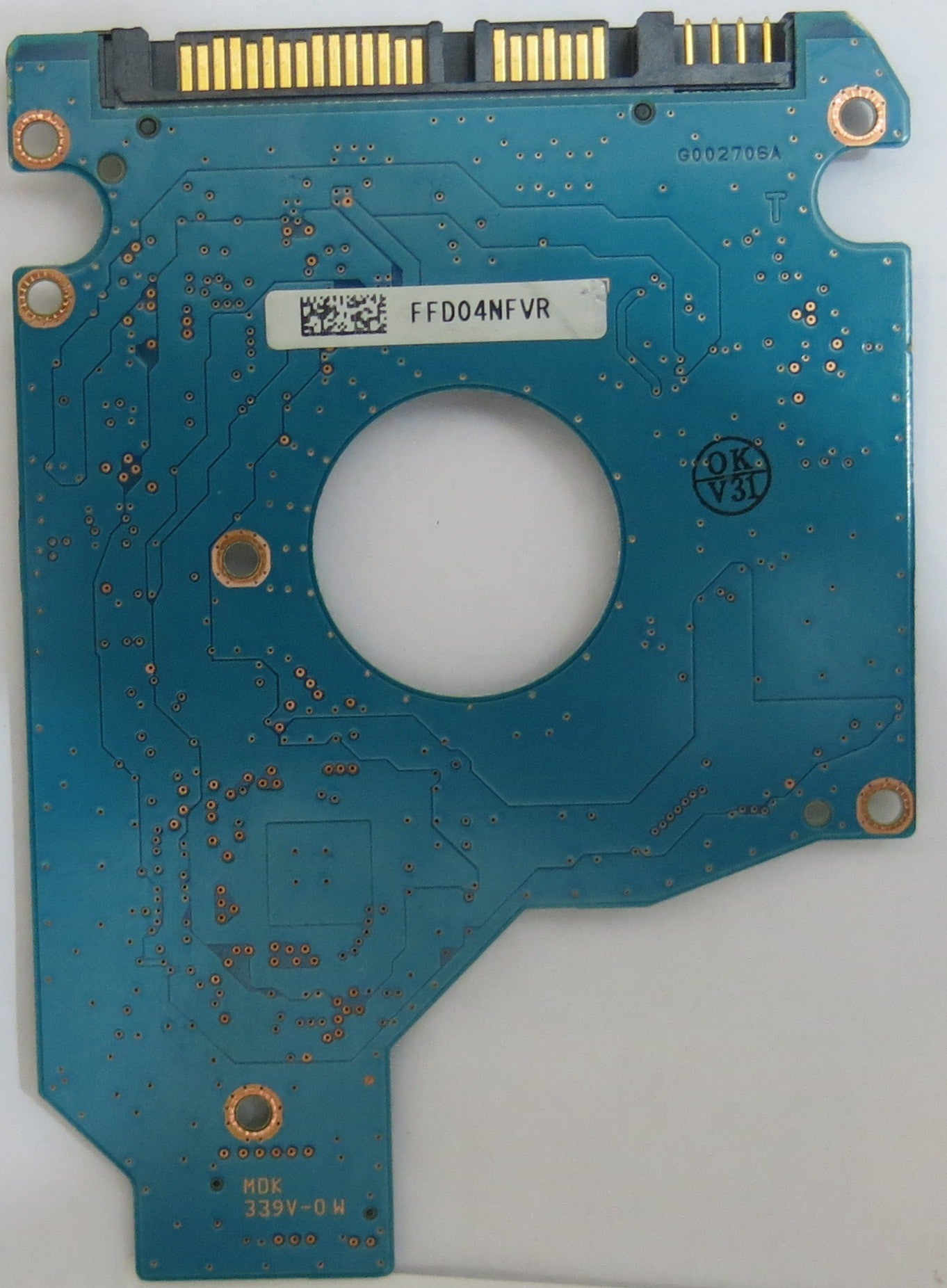 TOSHIBA MK3265GSX HDD2HJ13 B UY01 S G002706A PCB