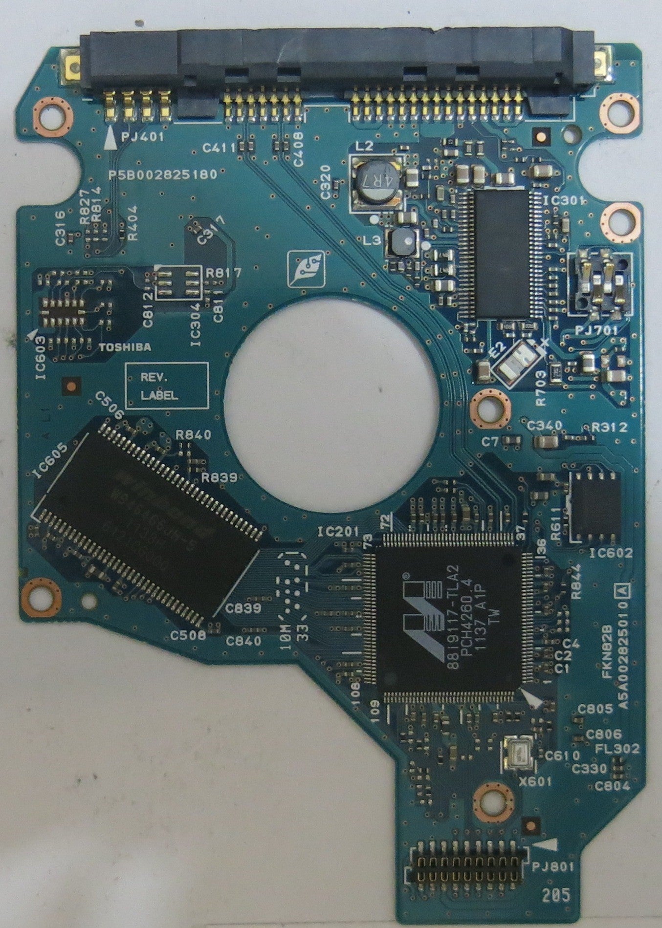 TOSHIBA  MK3276GSX HDD2J94 F VLO1 T G002825 A PCB