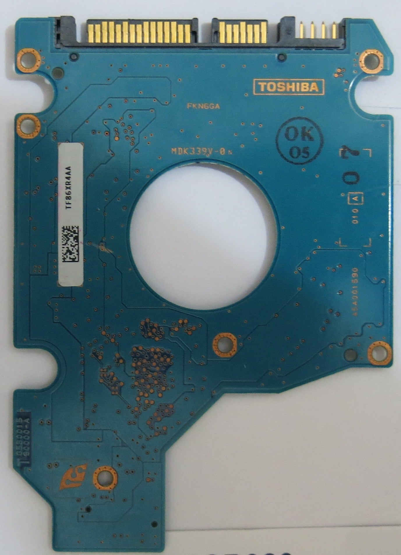 TOSHIBA MK4034GSX HDD2D39 D ZK01 T G5B001590000-A PCB
