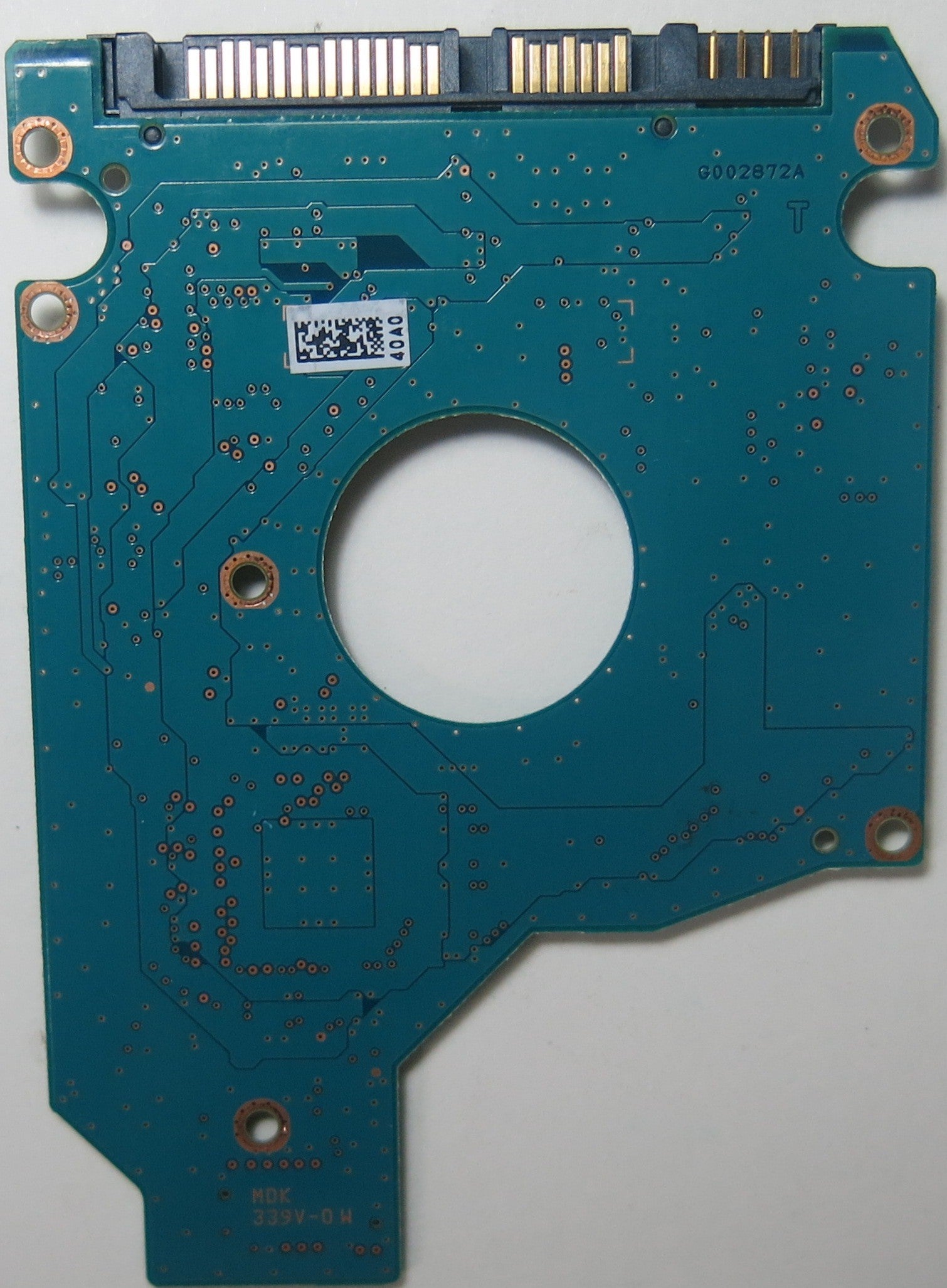 TOSHIBA MK5061GSYN HDD2F22 F VL21 S, G002872A PCB