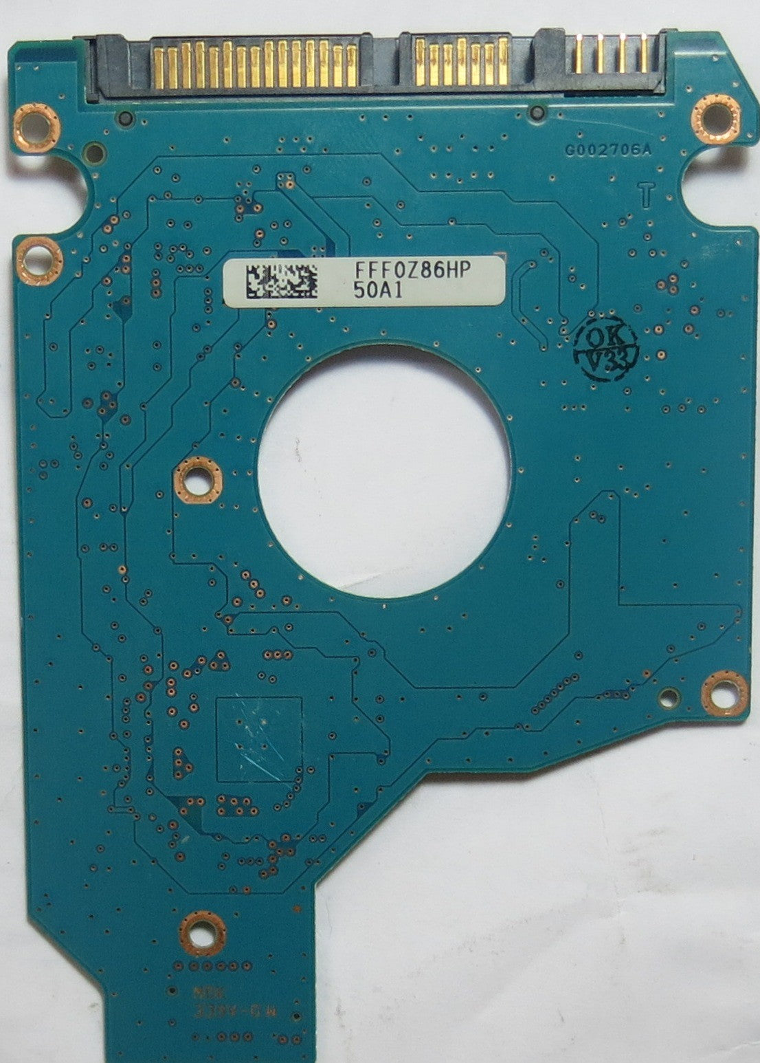 TOSHIBA MK6465GSXN HDD2J11 B UL01 S,  PCB