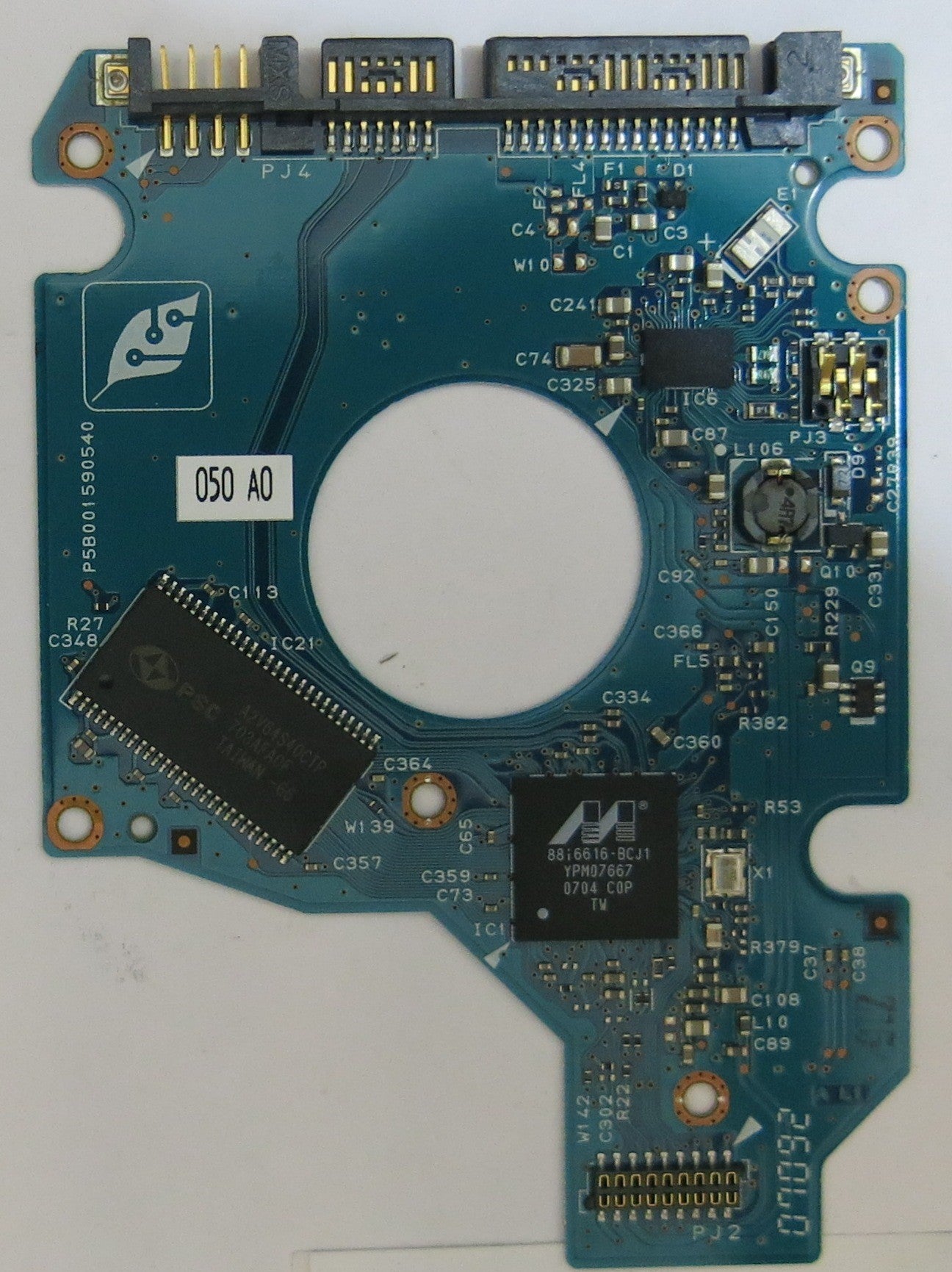 TOSHIBA MK8034GSX HDD2D38 G5B001590000-A PCB