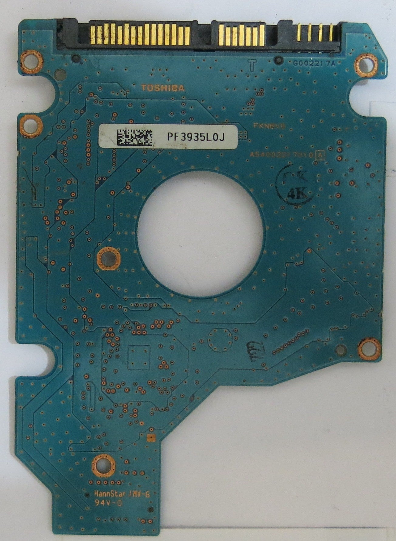 TOSHIBA MK8052GSX HDD2H05 D UL02 T G002217A PCB
