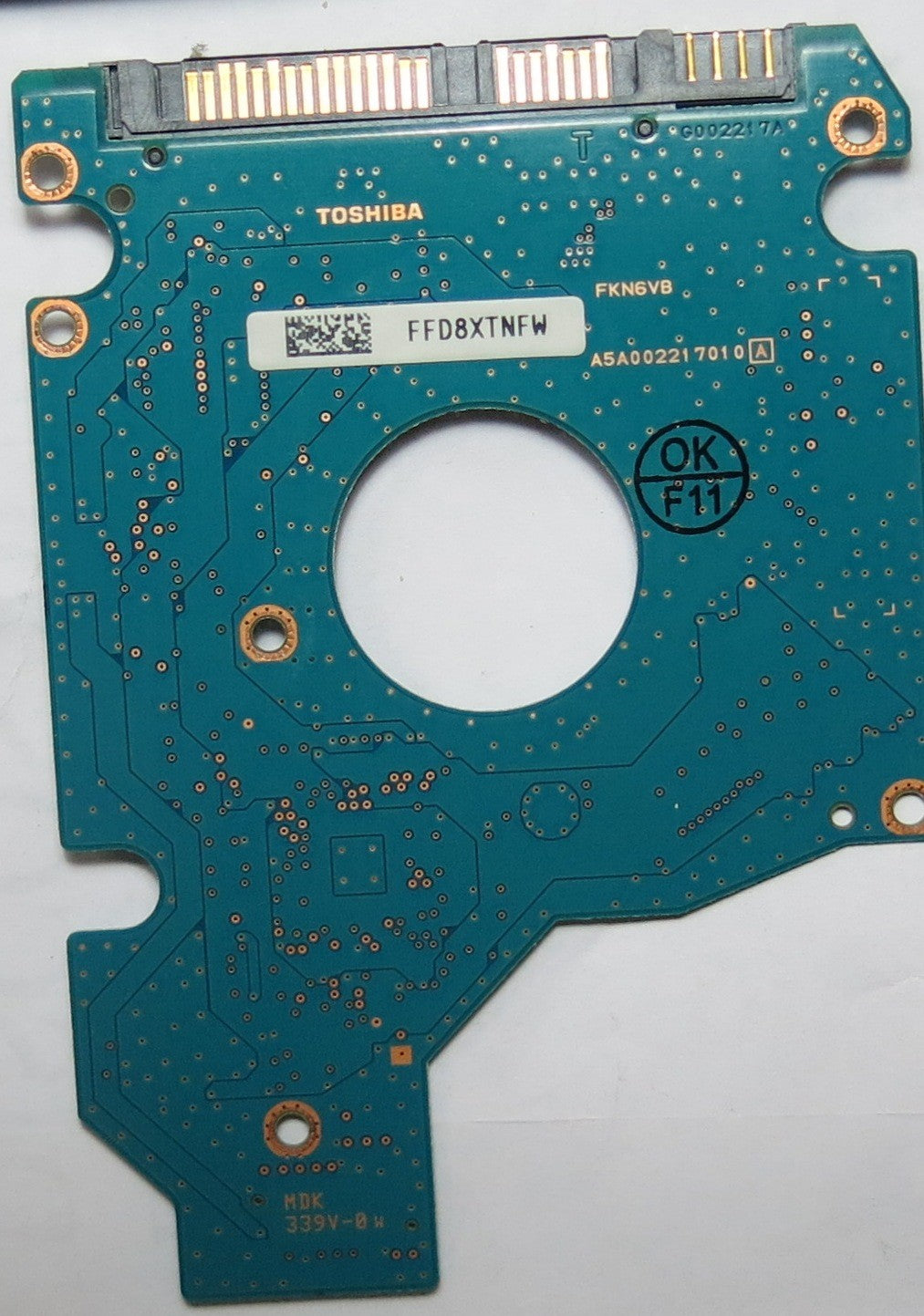 TOSHIBA MK8052GSX HDD2H05 H ZK01 S,  PCB