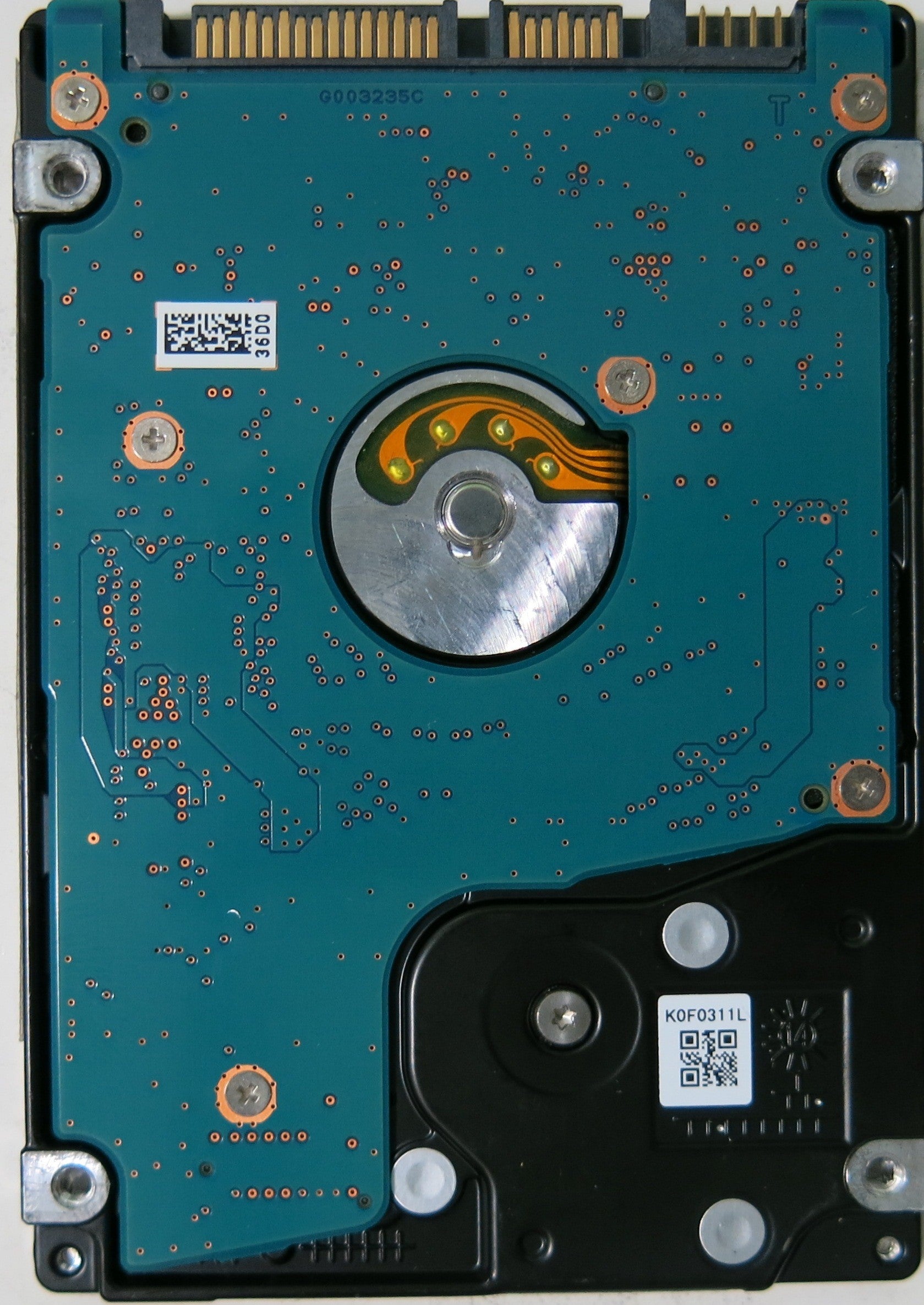 TOSHIBA MQ01ACF032 AAD AA00/AV001D PCB G003235C,  320.GB