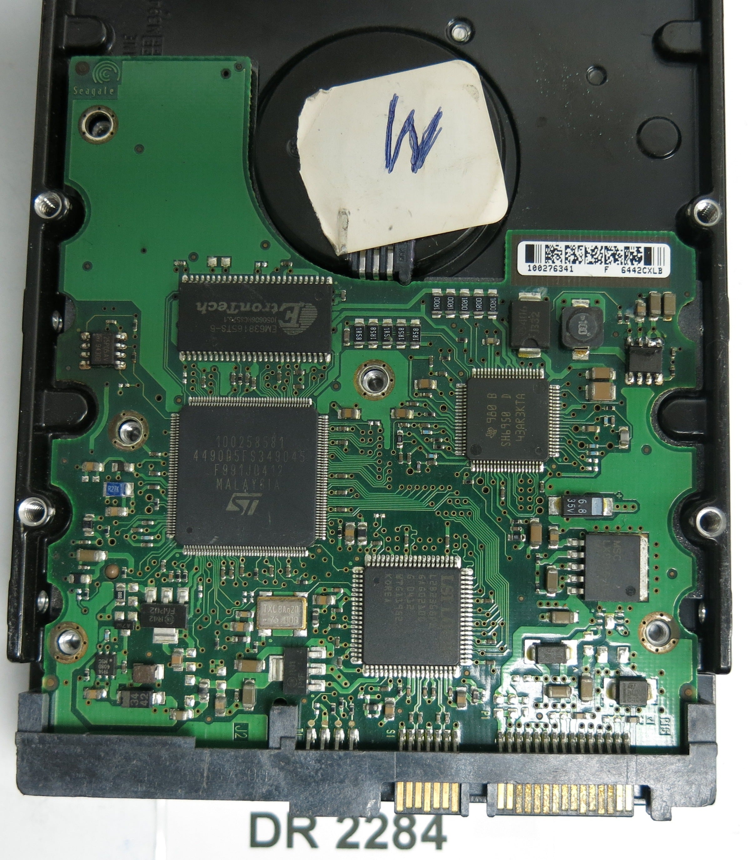 TS380013AS, P/N: 9W2812-351, FW: 3.18, Serial: 5JVF7G1S, 80GB 3.5, PCB: 100306336 REV A Main chip: