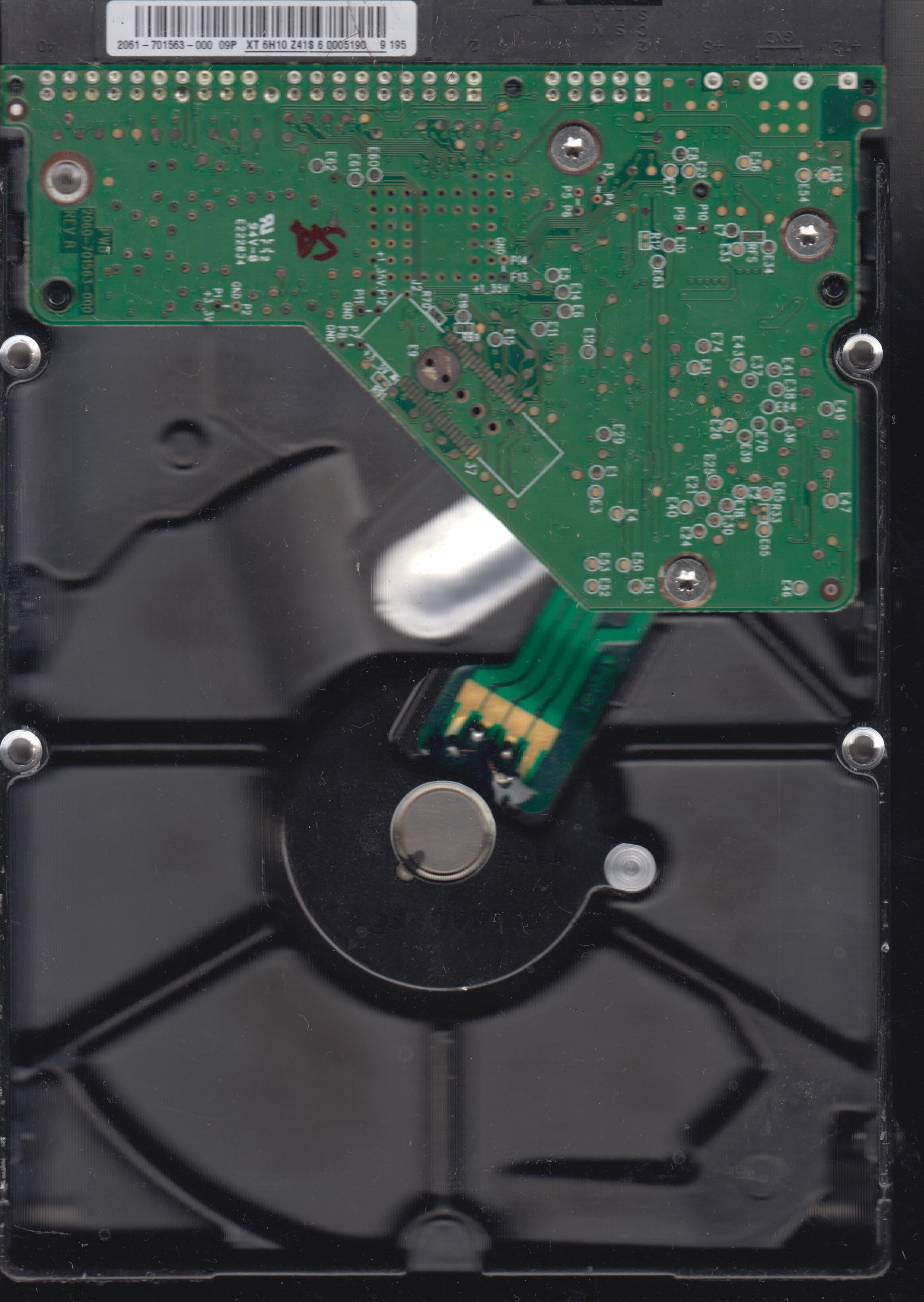 WD1600AAJB-56WRA0, PCB: 2060-701563-000 REV A, Serial :  WCAS2A363389, 160GB