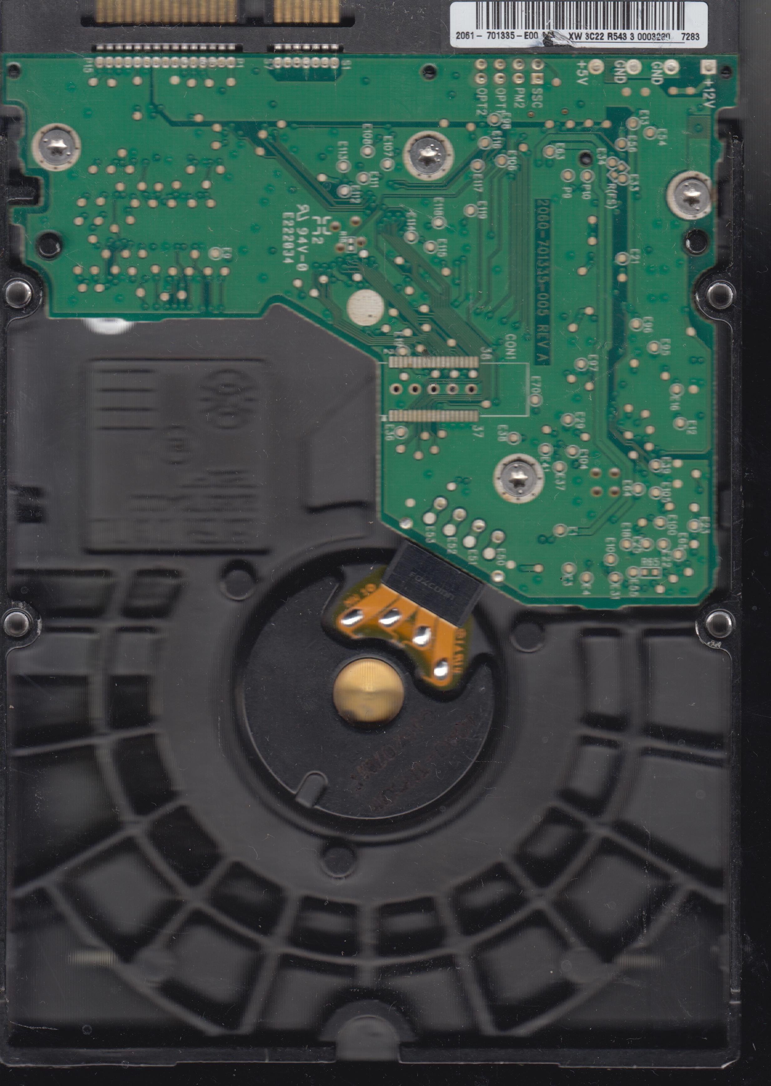 WD800JD-22MSA1, PCB: 2060-701335-005 REV A, Serial: WMAM9JZ15505, 80GB