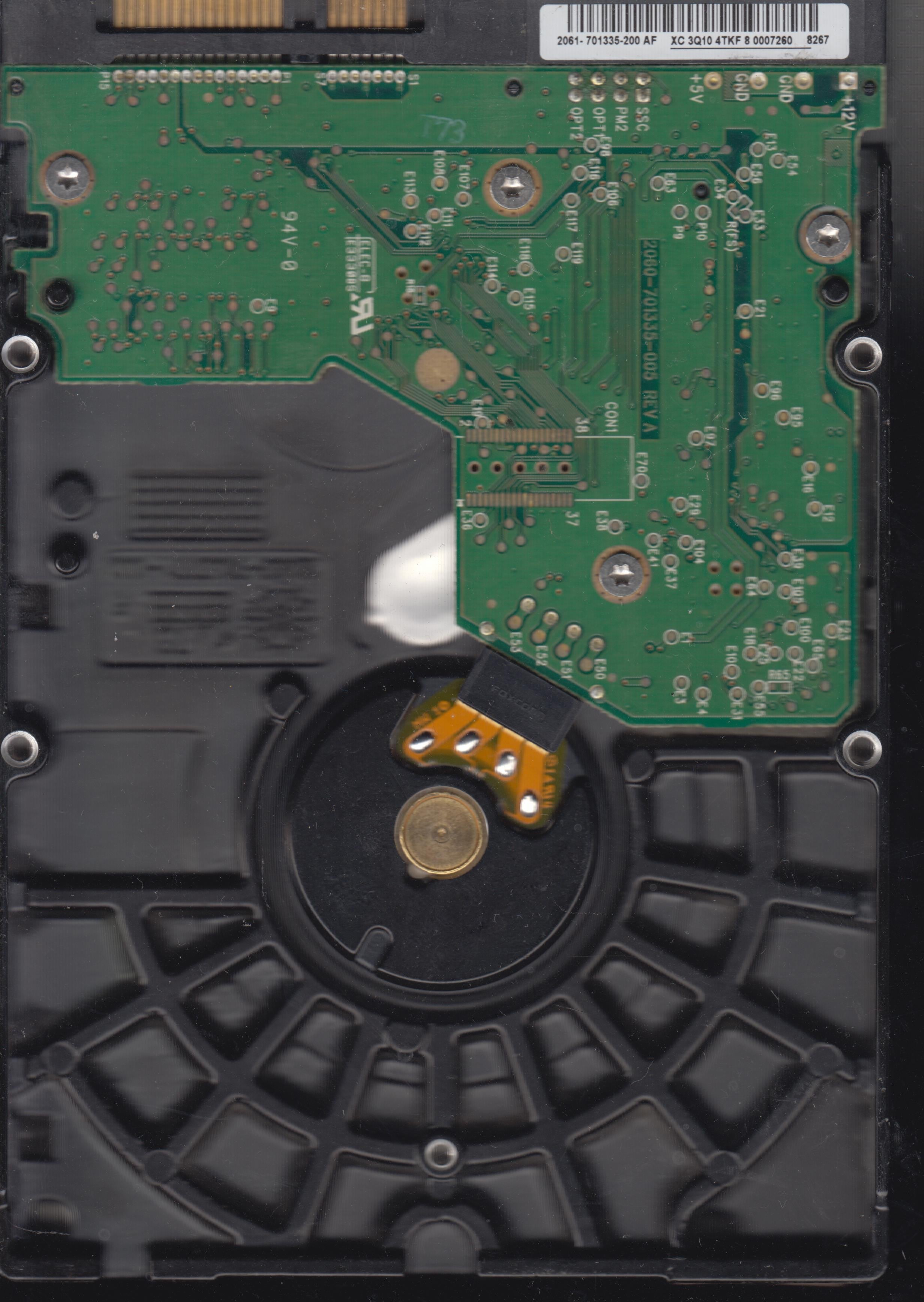 WD1600YS-18SHB2, PCB:  2060-701335-005 REV A, Serial:WCAP03125940, 160GB