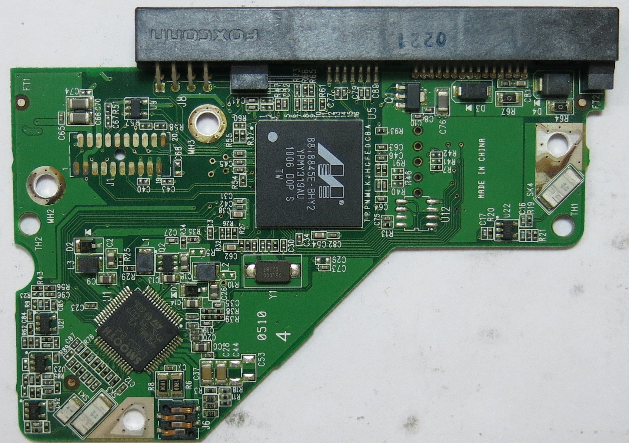 WD1002FBYS-02A6B0 2060-701567-000 REV A PCB