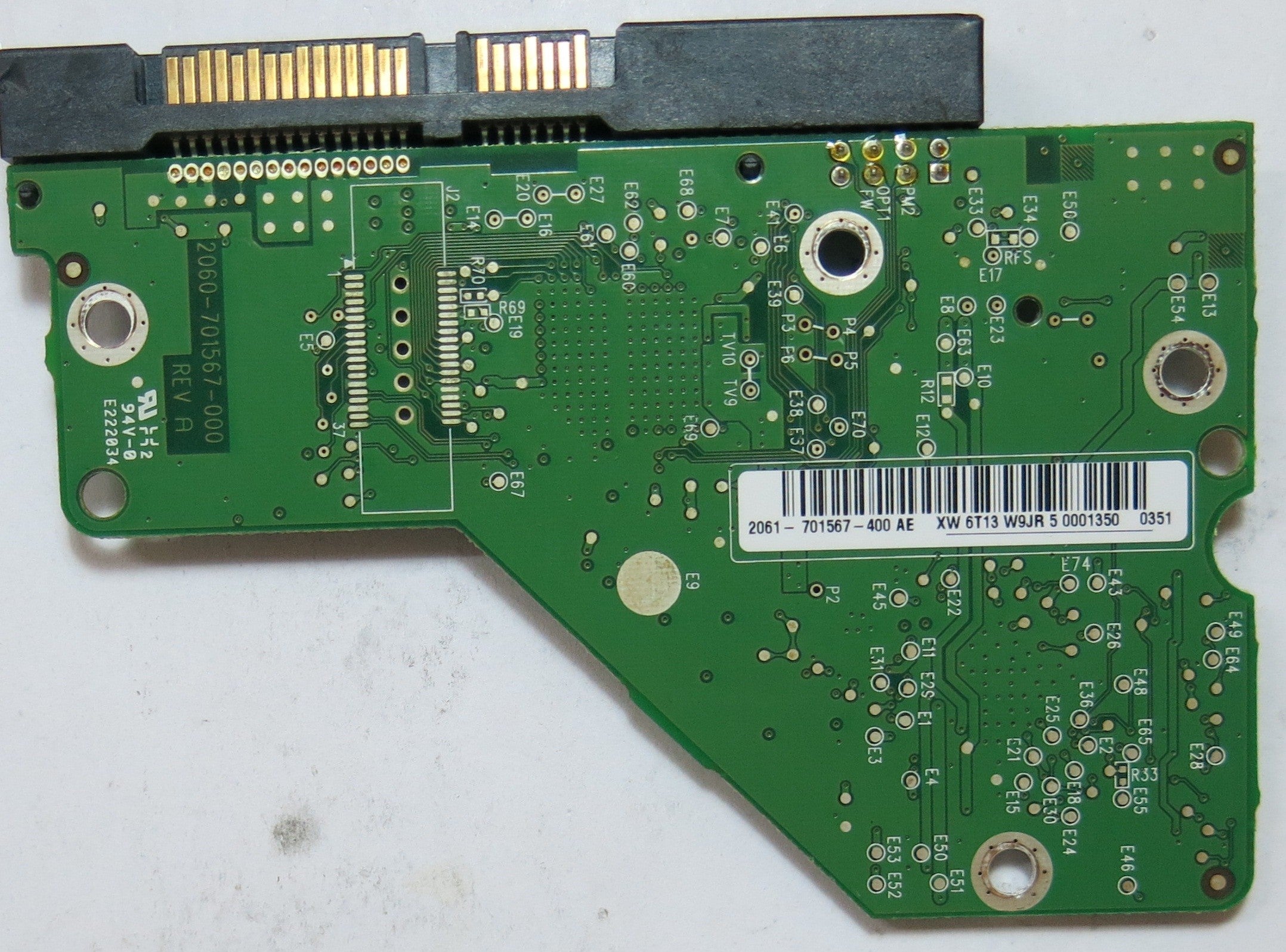 WD1002FBYS-02A6B0 2060-701567-000 REV A PCB