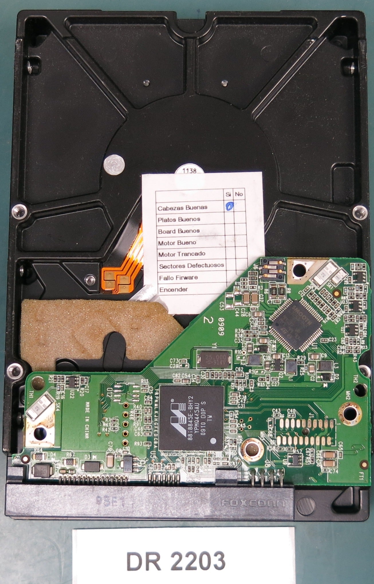 WD1002FBYS-02A6B0 DCM HANNHT2CA 1.0TB 3.5 PCB 2060-701567-000 REV A