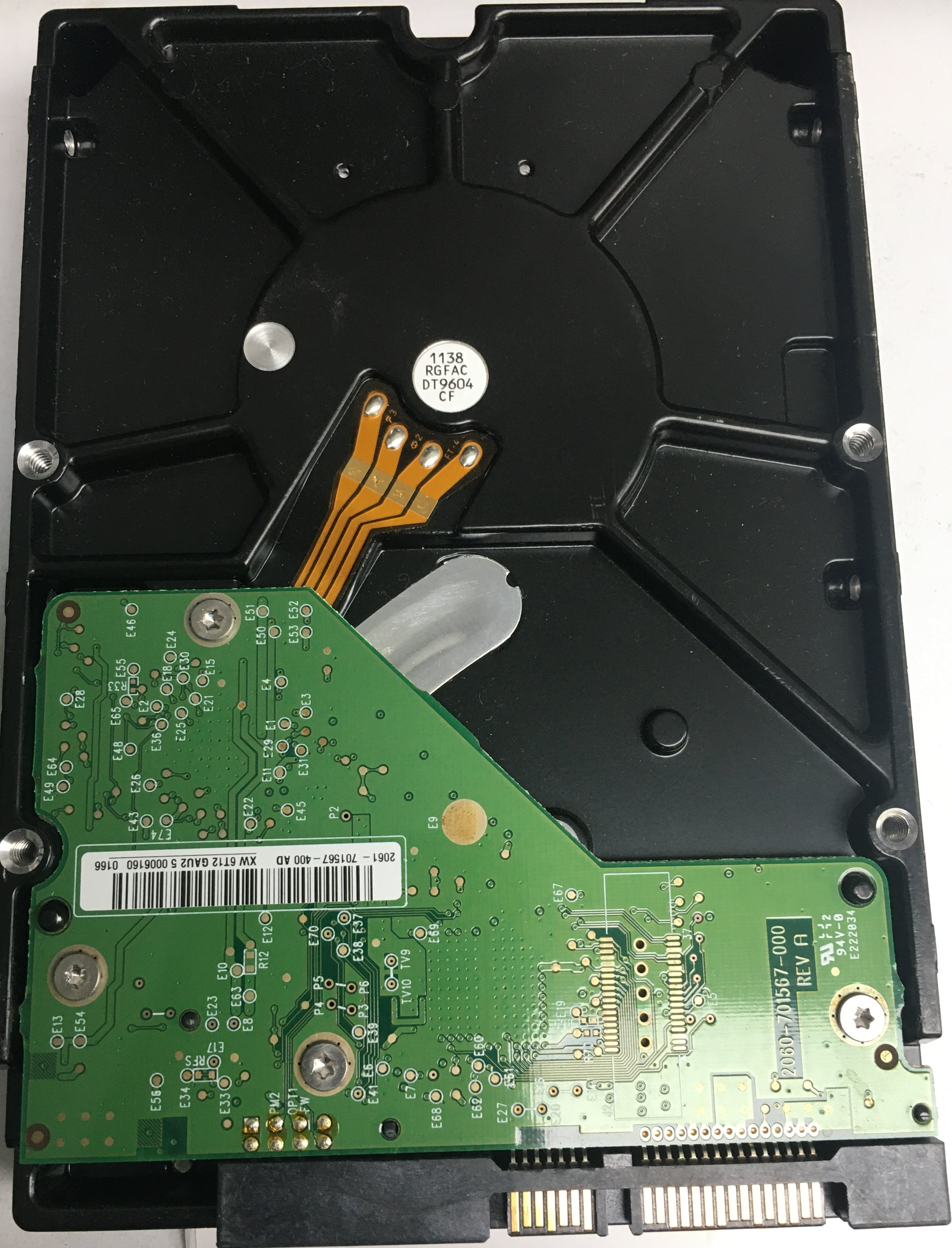 WD1002FBYS-02A6B0, DCM HARNHT2AB, 1.0TB 3.5, PCB 2060-701567-000 REV A