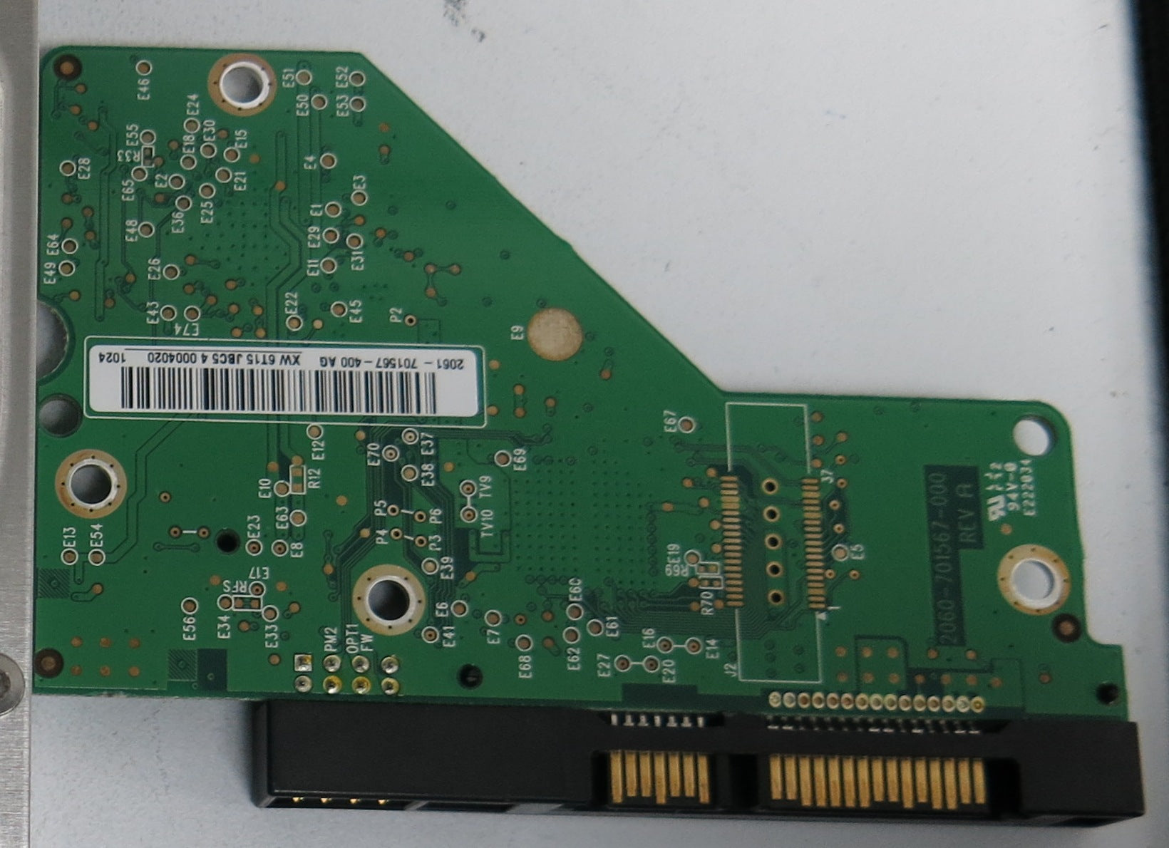 WD1002FBYS-12A6B0, DCM HARNNT2AA, 1.0TB 3.5, PCB 2060-701567-000 REV A