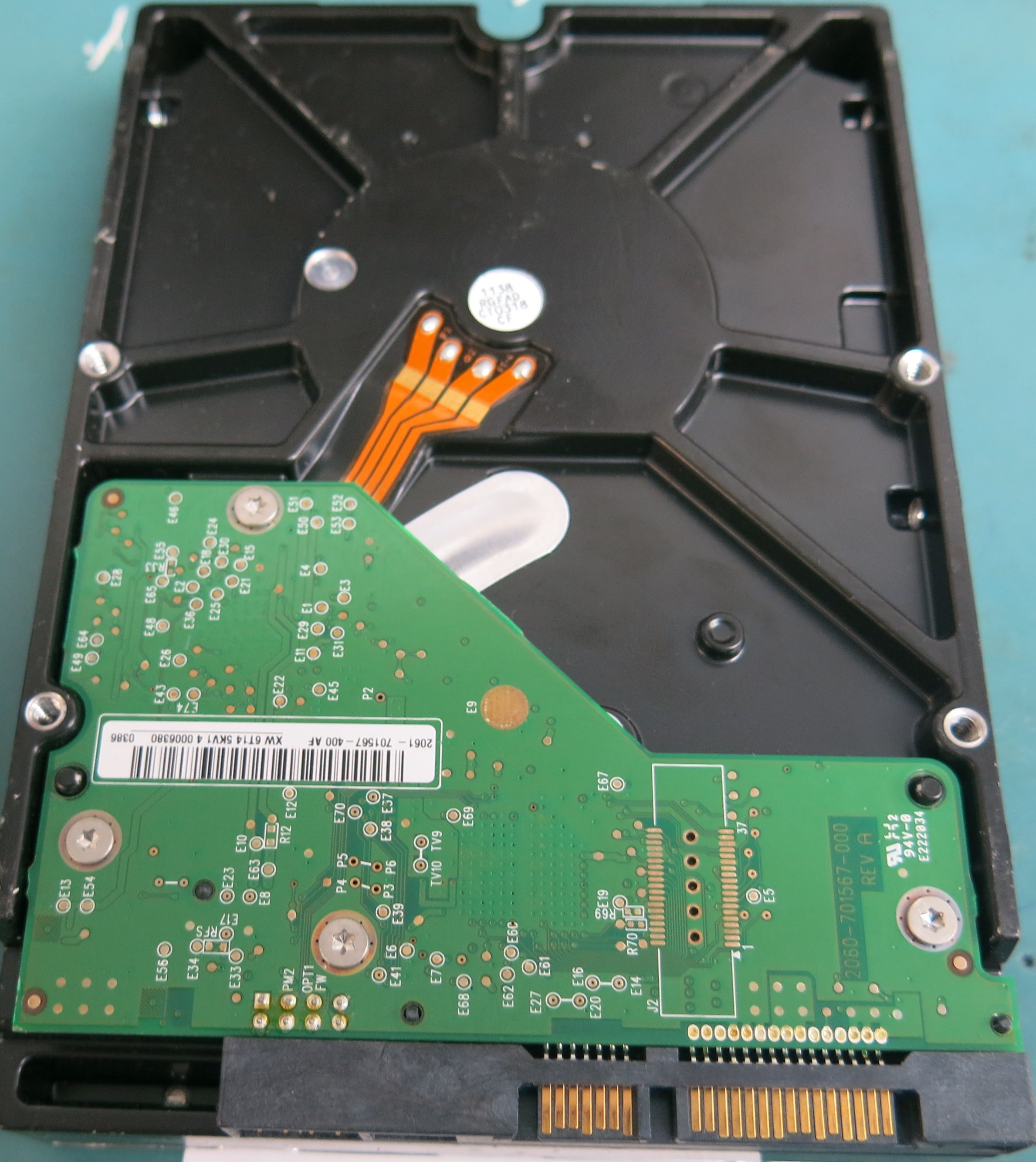 WD1002FBYS-70A5B0, DCM HBNNNT2CB, 1.0TB 3.5, PCB 2060-701567-000 REV A