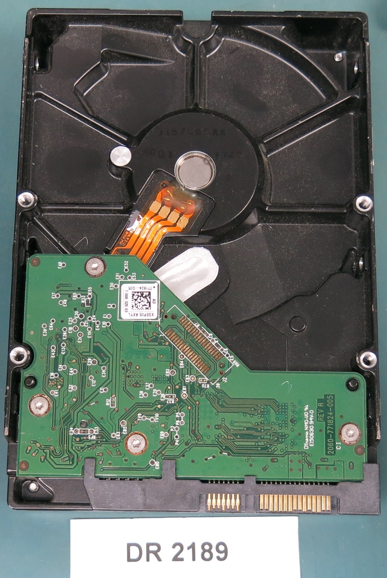 WD10EURX-63FH1Y0, DCM DANNNT2CHB, 1.0TB 3.5, PCB 2060-771821-005 REV A