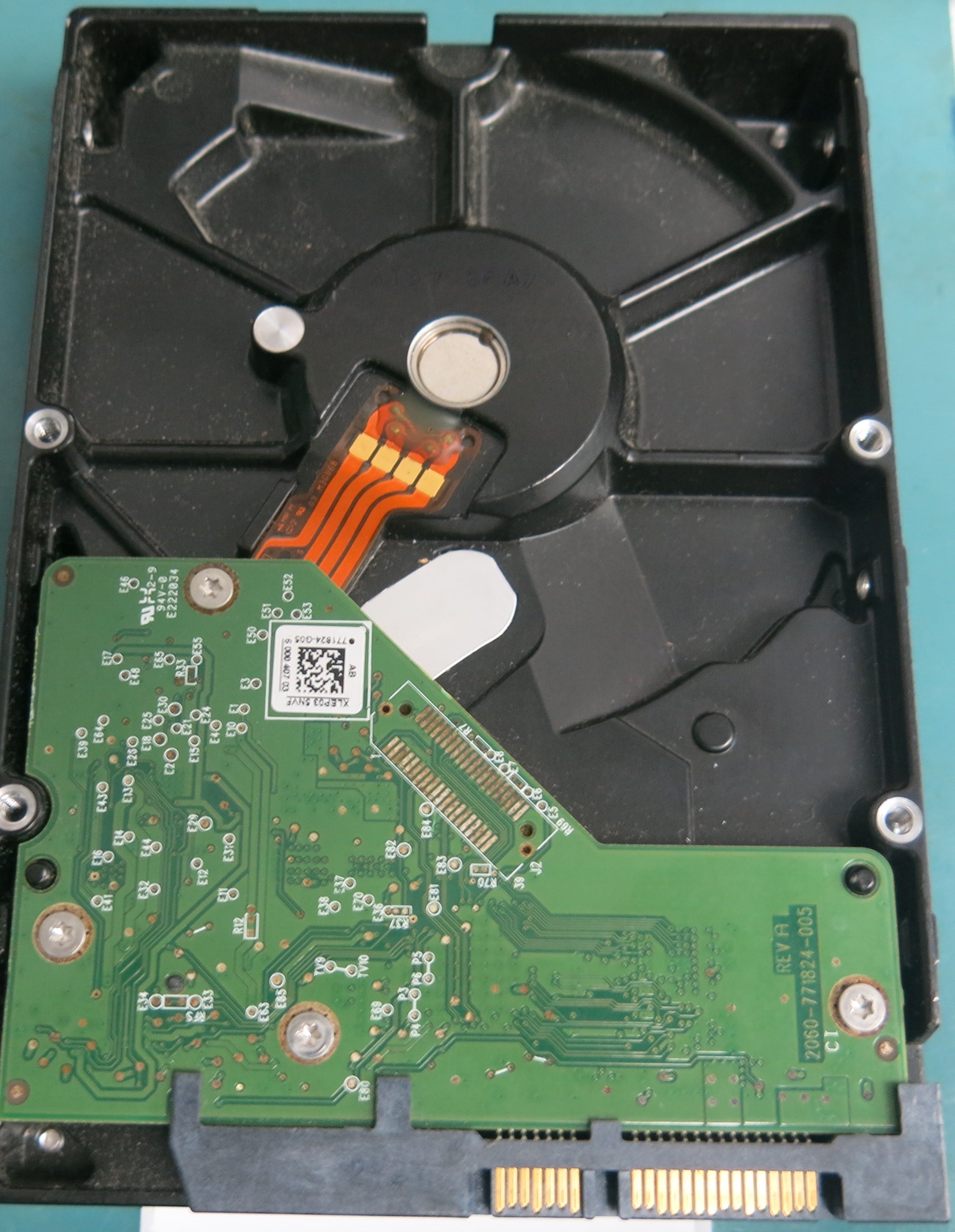 WD10EURX-63FH1Y0, DCM DHNCKV2AG, 1.0TB 3.5, PCB 2060-771824-005 REV A