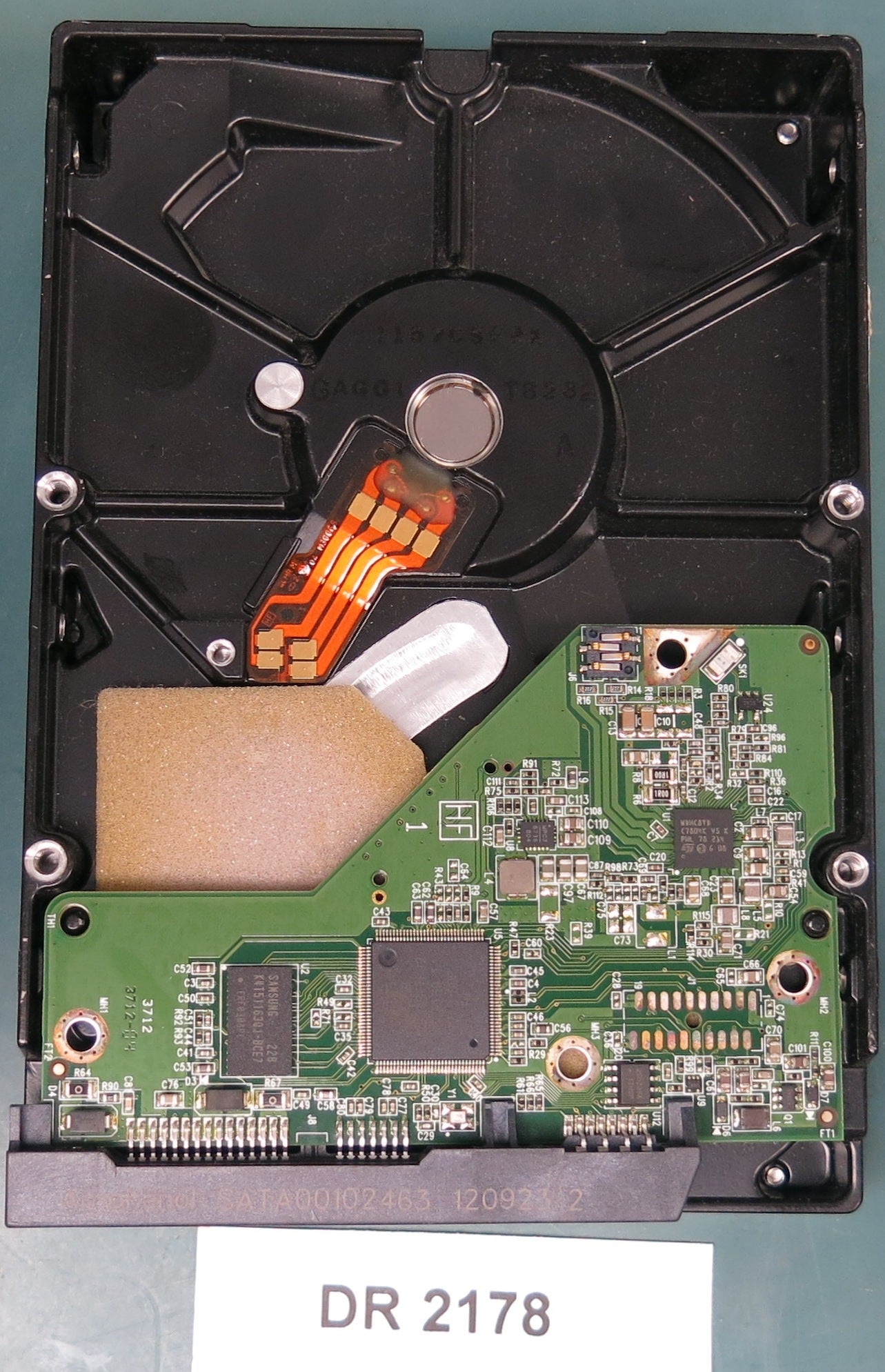 WD10EURX-63FH1Y0, DCM DMNNHV2AH, 1.0TB 3.5, PCB 2060-771824-005 REV A