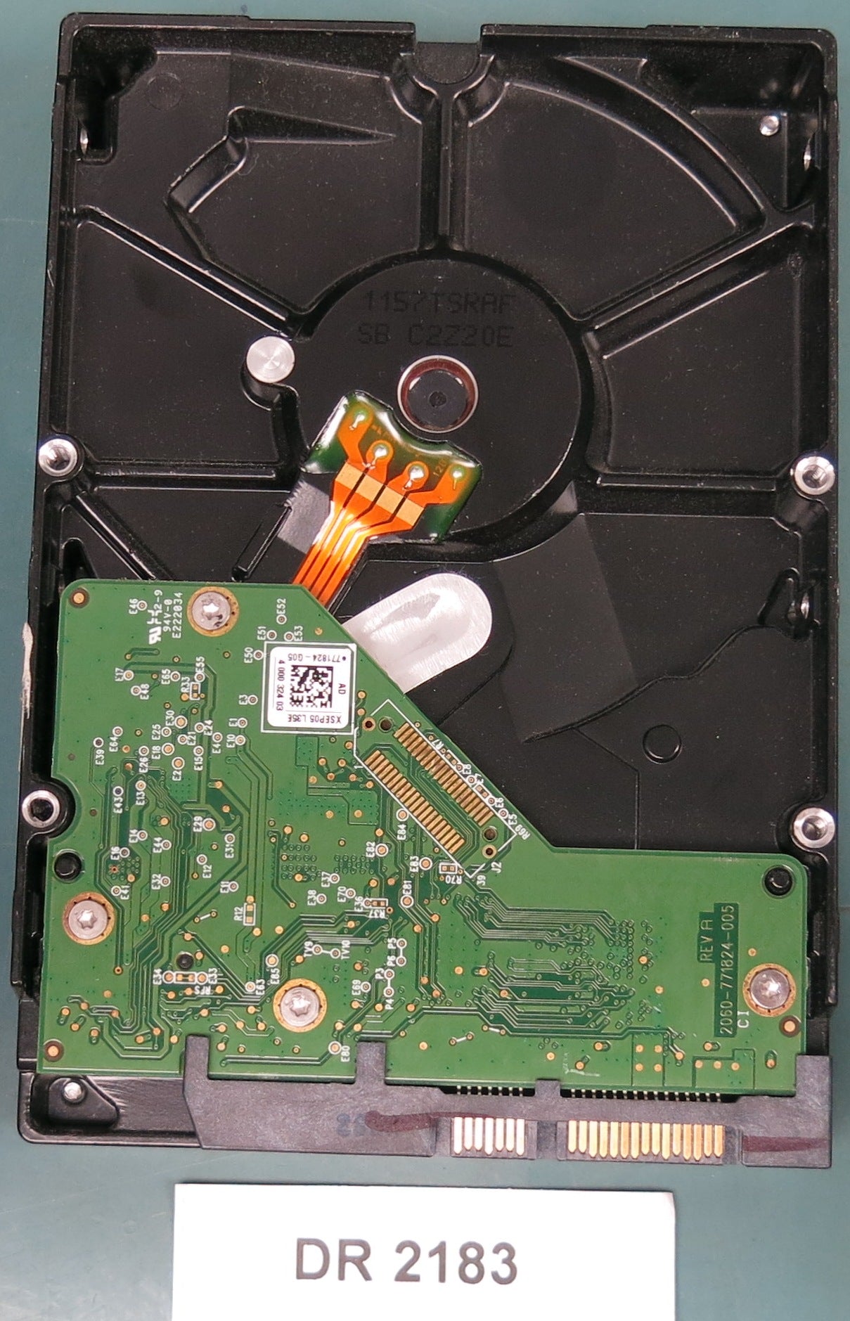 WD10EURX-63FH1Y0, DCM HARNHV2MG, 1.0TB 3.5, PCB 2060-771824-005 REV A
