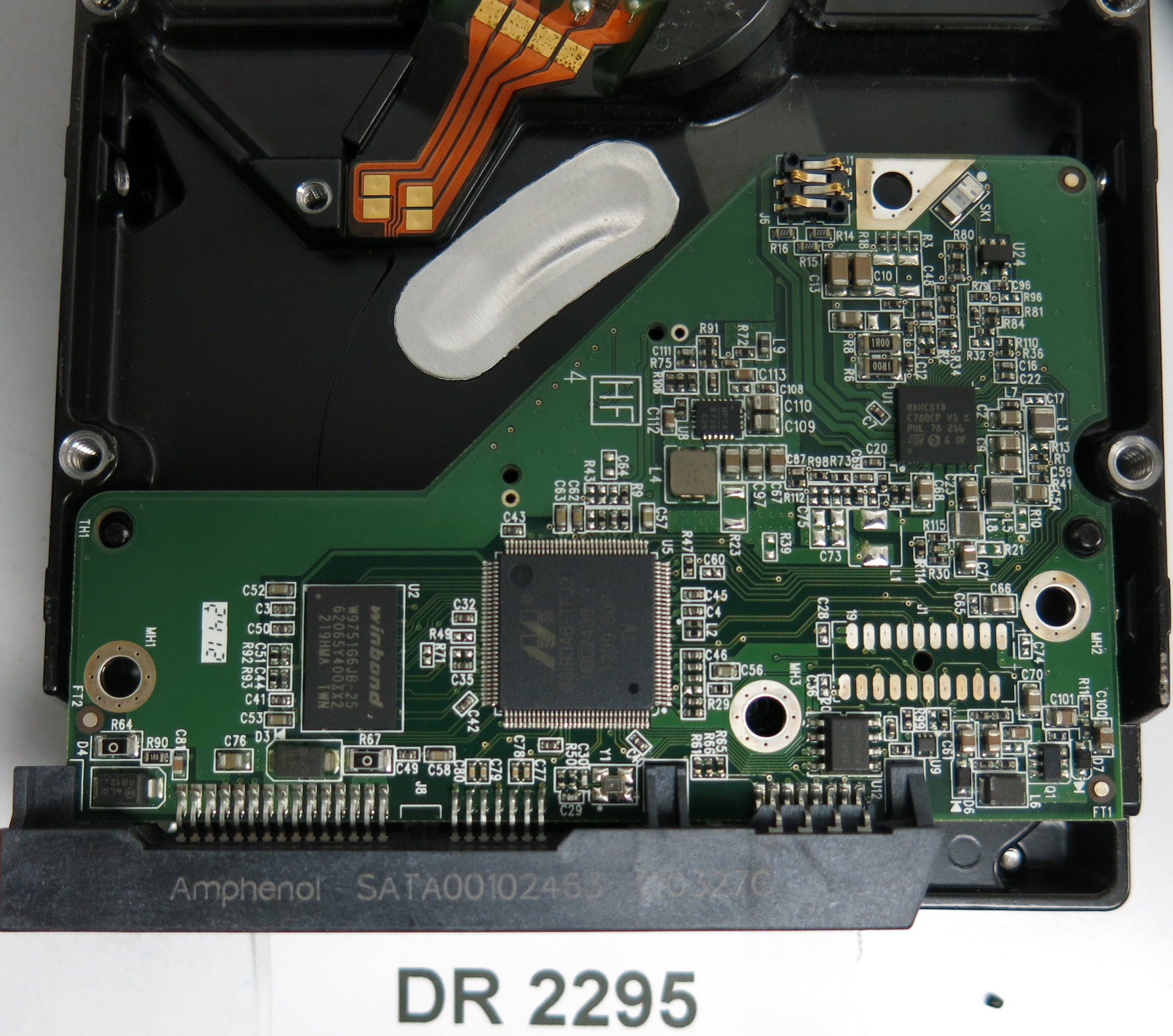 WD10EURX-63FH1Y0, DCM HGRCHV2AG, 1.0TB 3.5, PCB 2060-771824-005 REVP 1