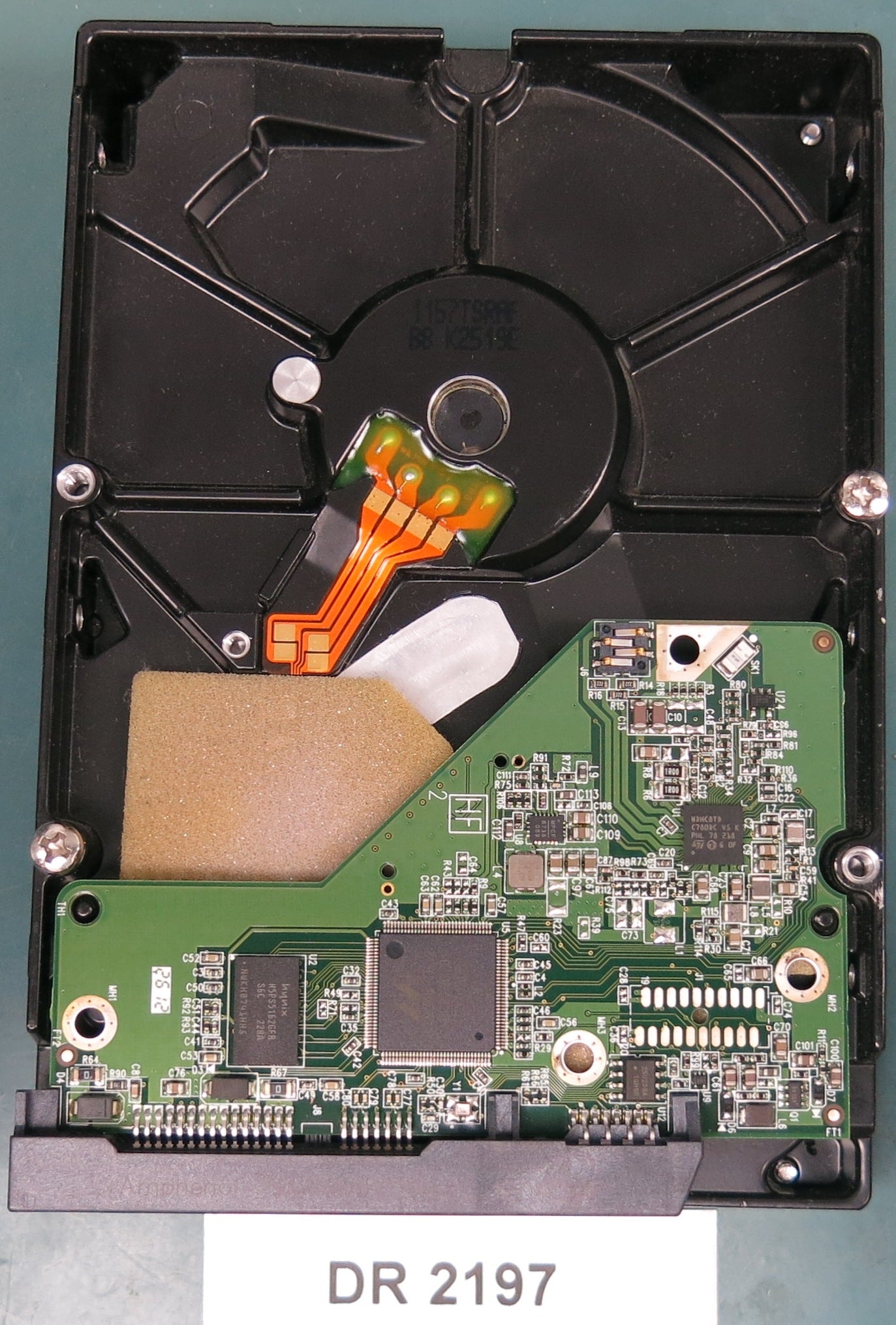 WD10EURX-63FH1Y0, DCM HGRCHV2AH, 1.0TB 3.5, PCB 2060-771824-005 REV A