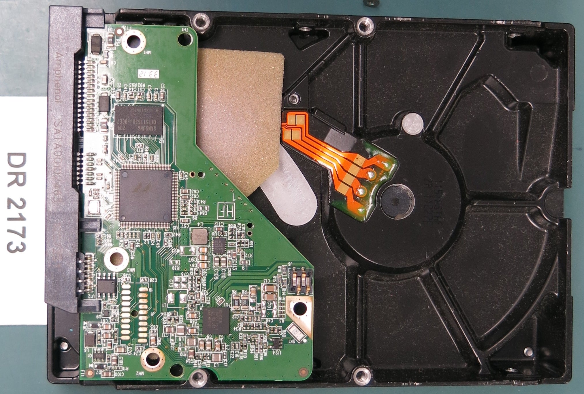 WD10EURX-63FH1Y0, DCM HHRCHV2CH, 1.0TB 3.5, PCB 2060-771824-005 REV A