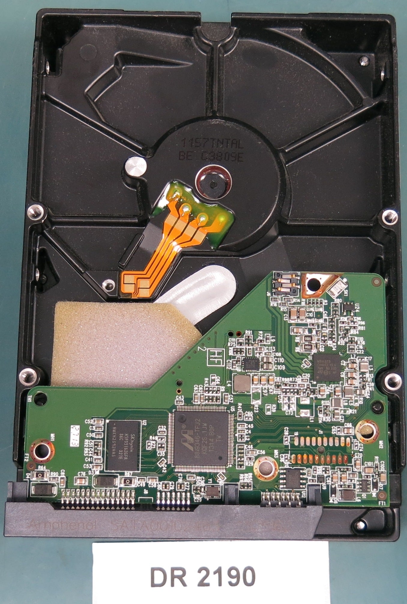 WD10EURX-63FH1Y0, DCM HHRNHT2CHB, 1.0TB 3.5, PCB 2060-771824-005 REV A