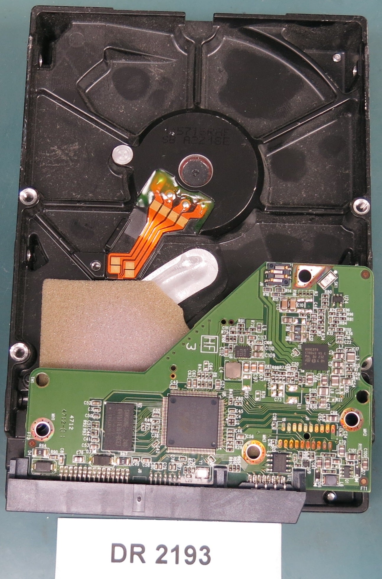 WD10EURX-63FH1Y0, DCM HHRNKV2AH, 1.0TB 3.5, PCB 2060-771824-005 REV A