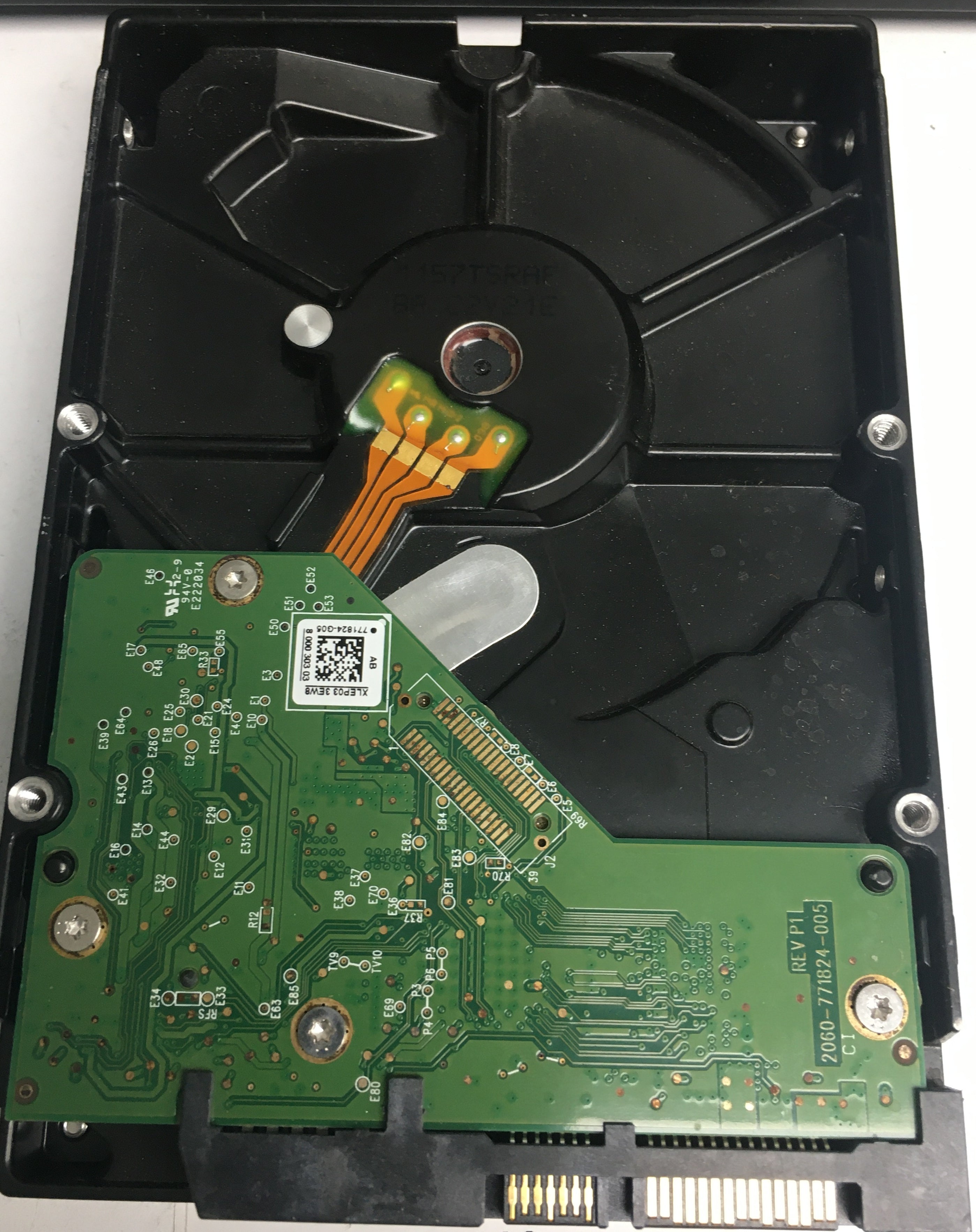 WD10EURX-63FH1Y0, DCM HHRNNV2AH, 1.0TB 3.5, PCB 2060-771824-005 REV A