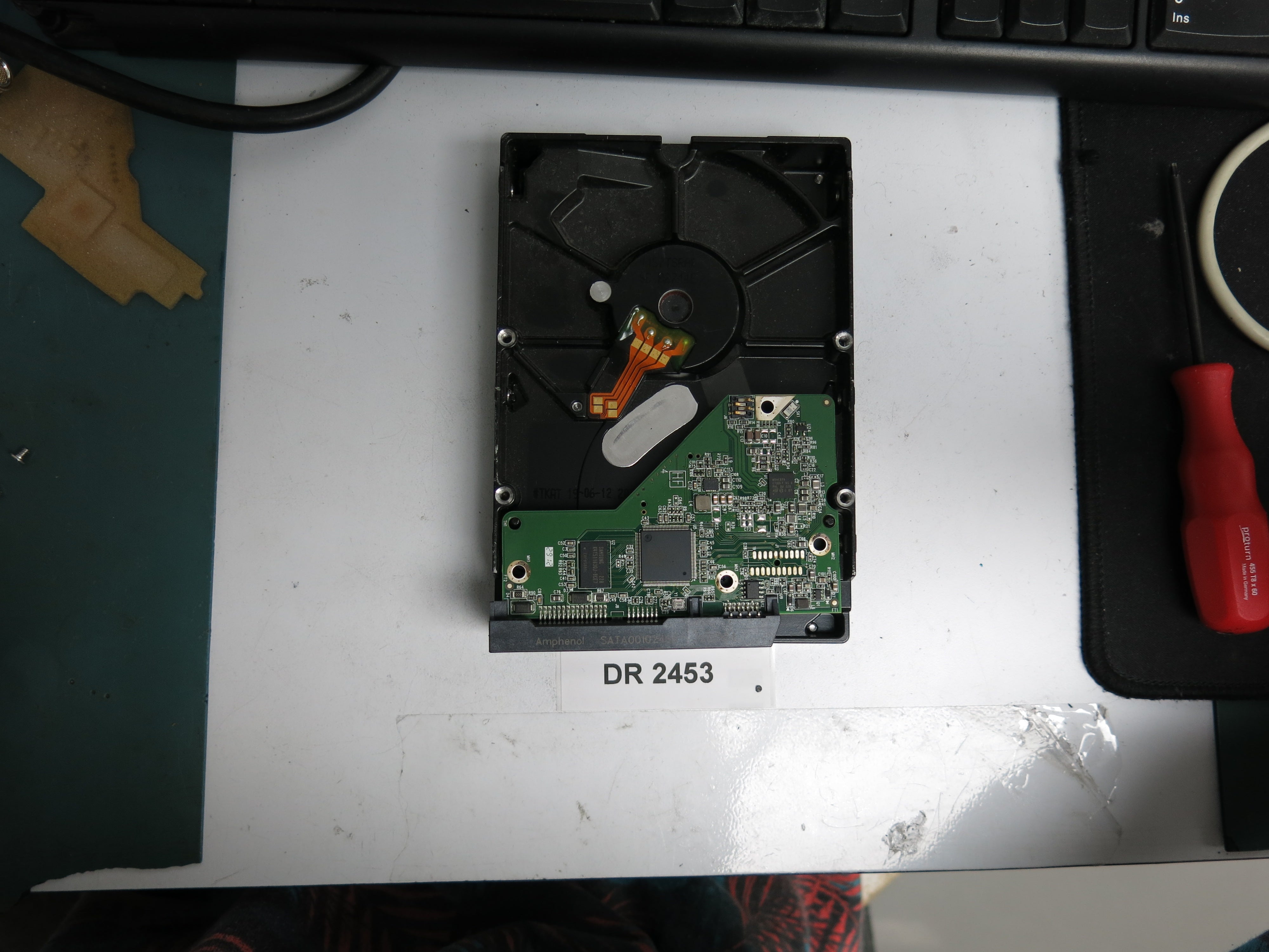 WD10EURX-63FH1Y0, DCMHBNCKVJAH, 1.0TB 3.5, PCB 2060-771824-005 REV A