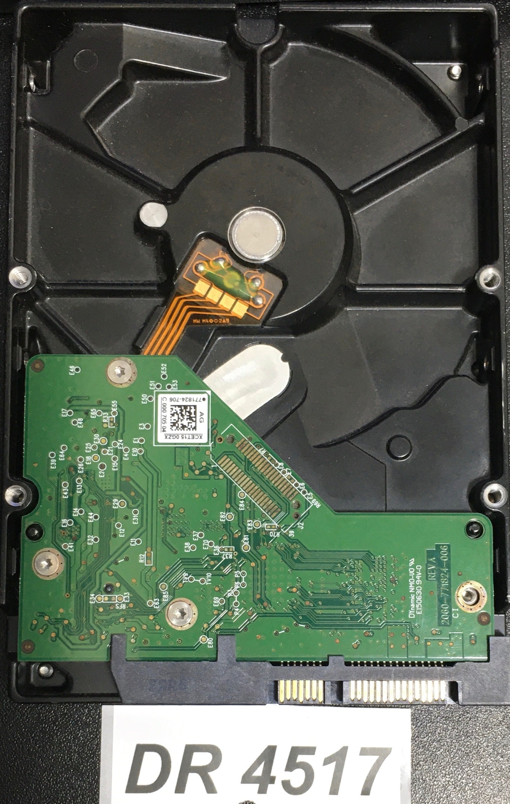 WD10EZEX-75ZF5A0 Serial:WCC1S5075285  1000GB 3.5  PCB: 2060-771824-006 REV A