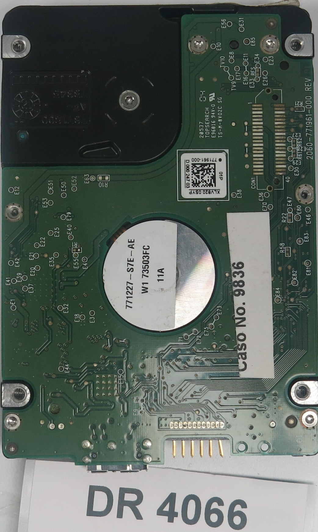 WD10JMVW-11AJGS1, DCM: SHMTJHK, Serial Number: WX21E43DRY38, 1TB 2.5, PCB 2060-771961-000 REV A