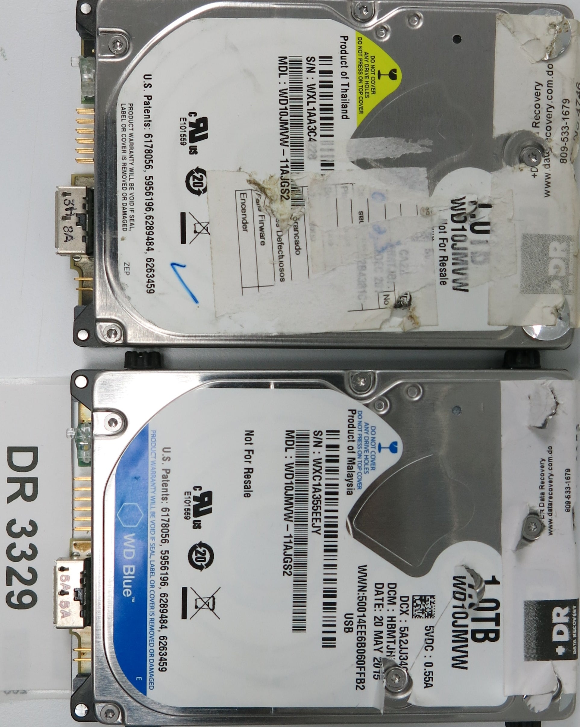 WD10JMVW-11AJGS2, 1.0TB 3.5, PCB 2060-771961-001 REV B