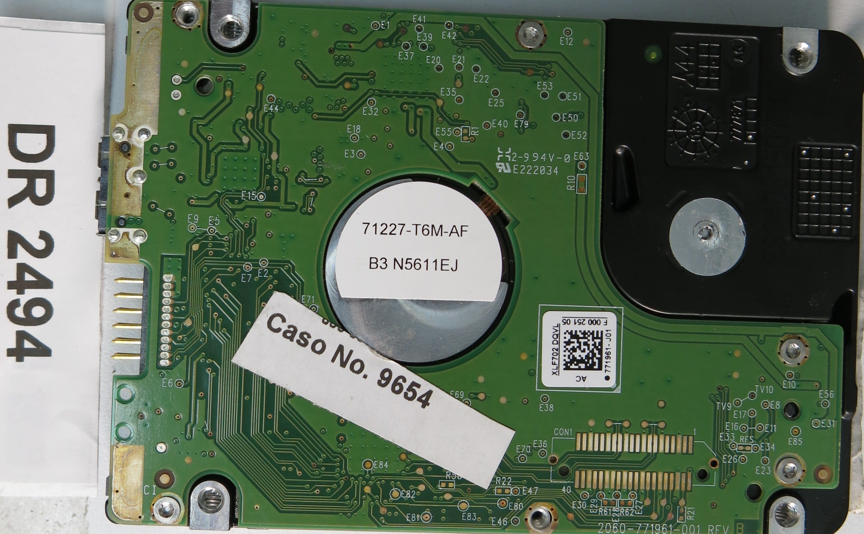 WD10JMVW-11AJGS2, 1TB 3.5, PCB 2060-771961-001 REV B